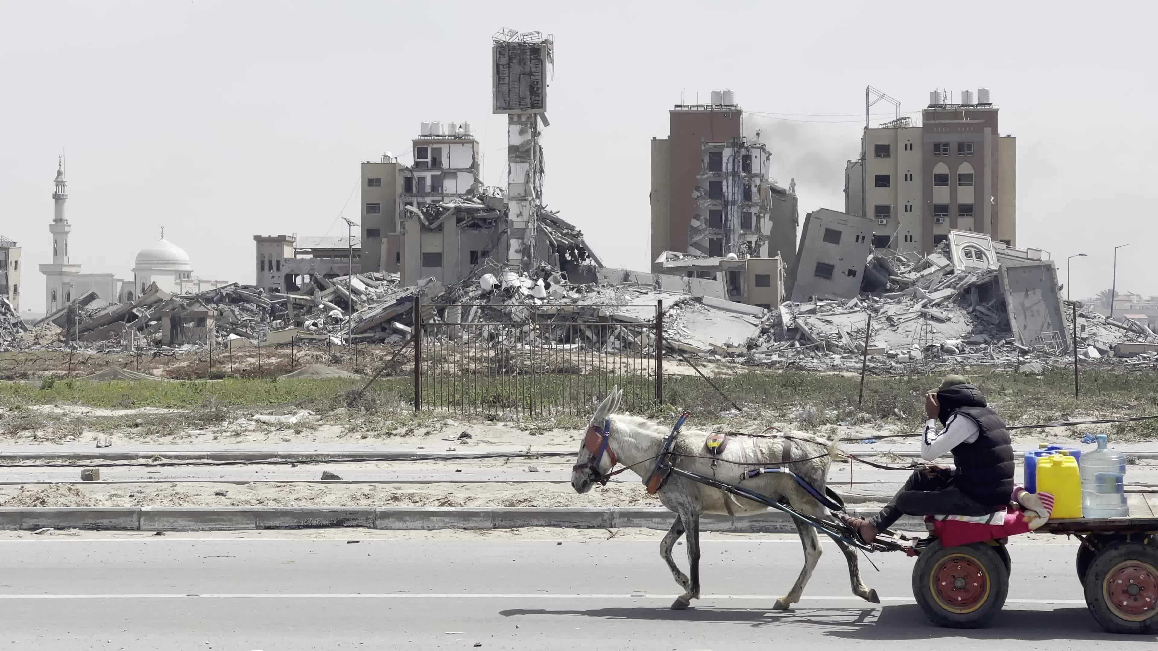 Aftermath of Israeli Airstrike