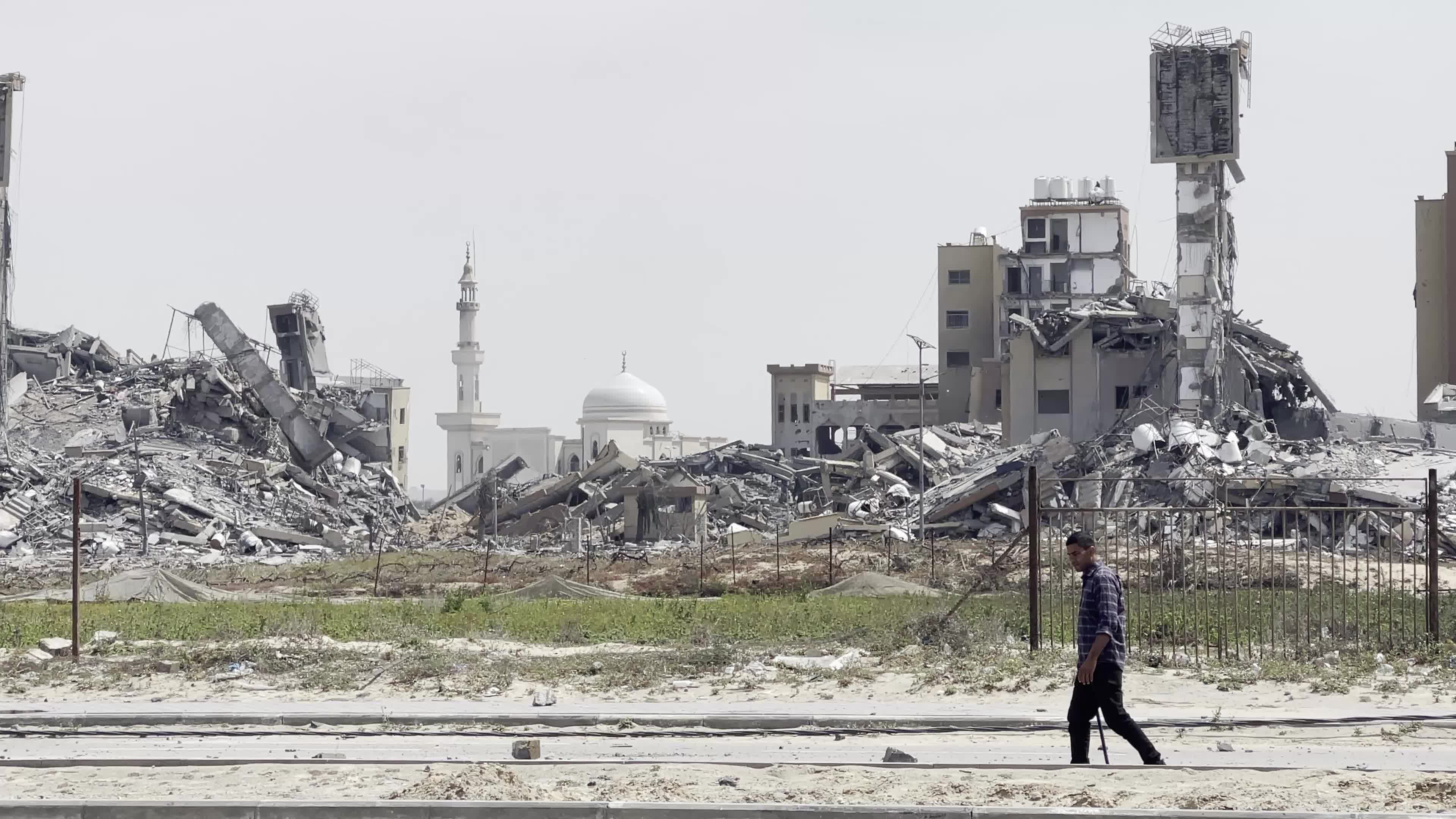 Aftermath of Israeli Airstrike