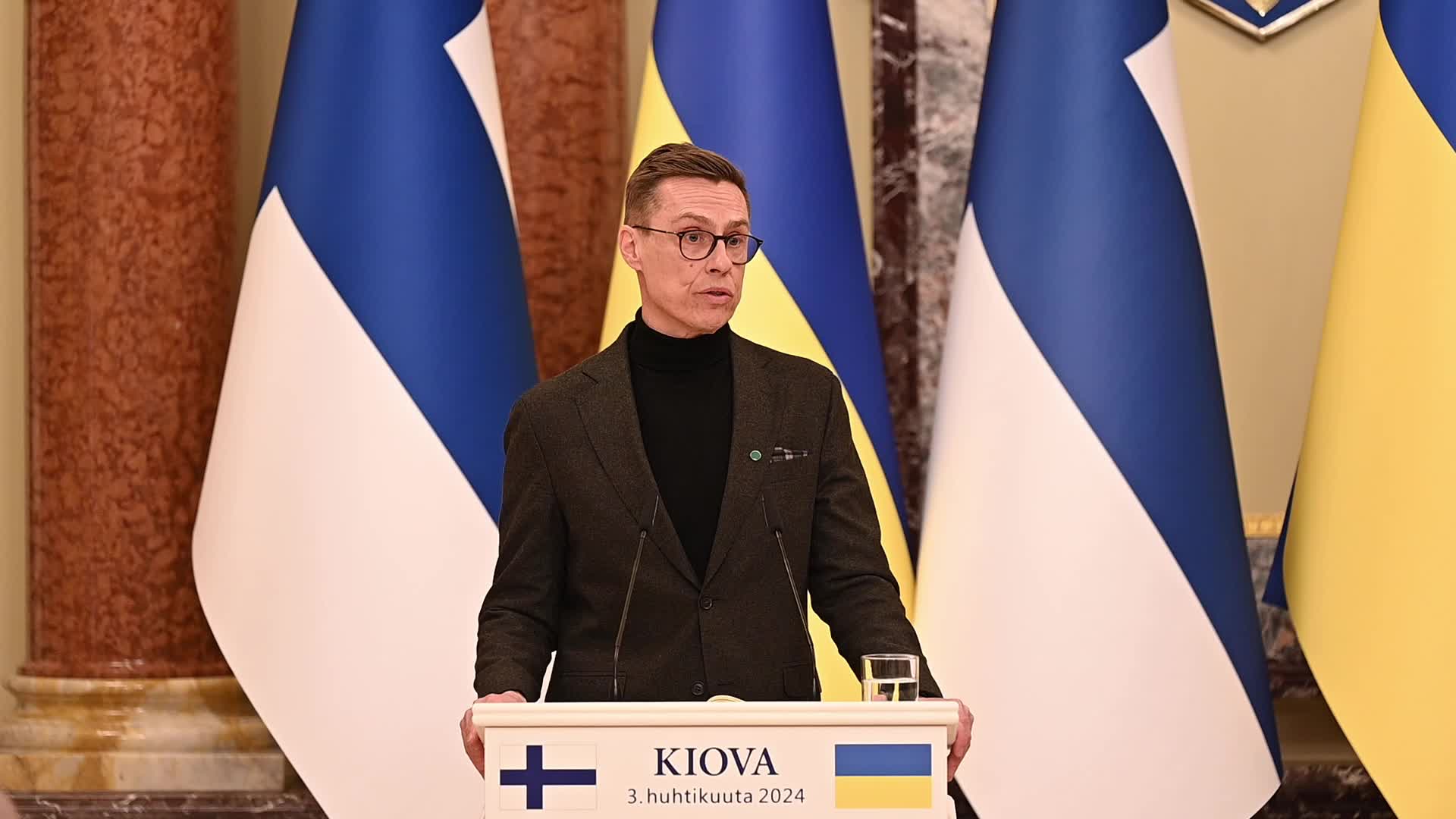 A joint press conference of Presidents of Finland and Ukraine in Kyiv, amid Russia's invasion of Ukraine.