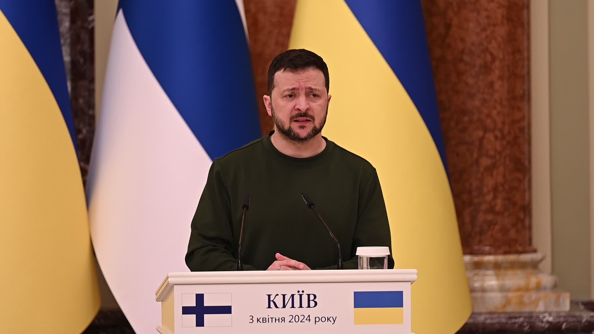 A joint press conference of Presidents of Finland and Ukraine in Kyiv, amid Russia's invasion of Ukraine.