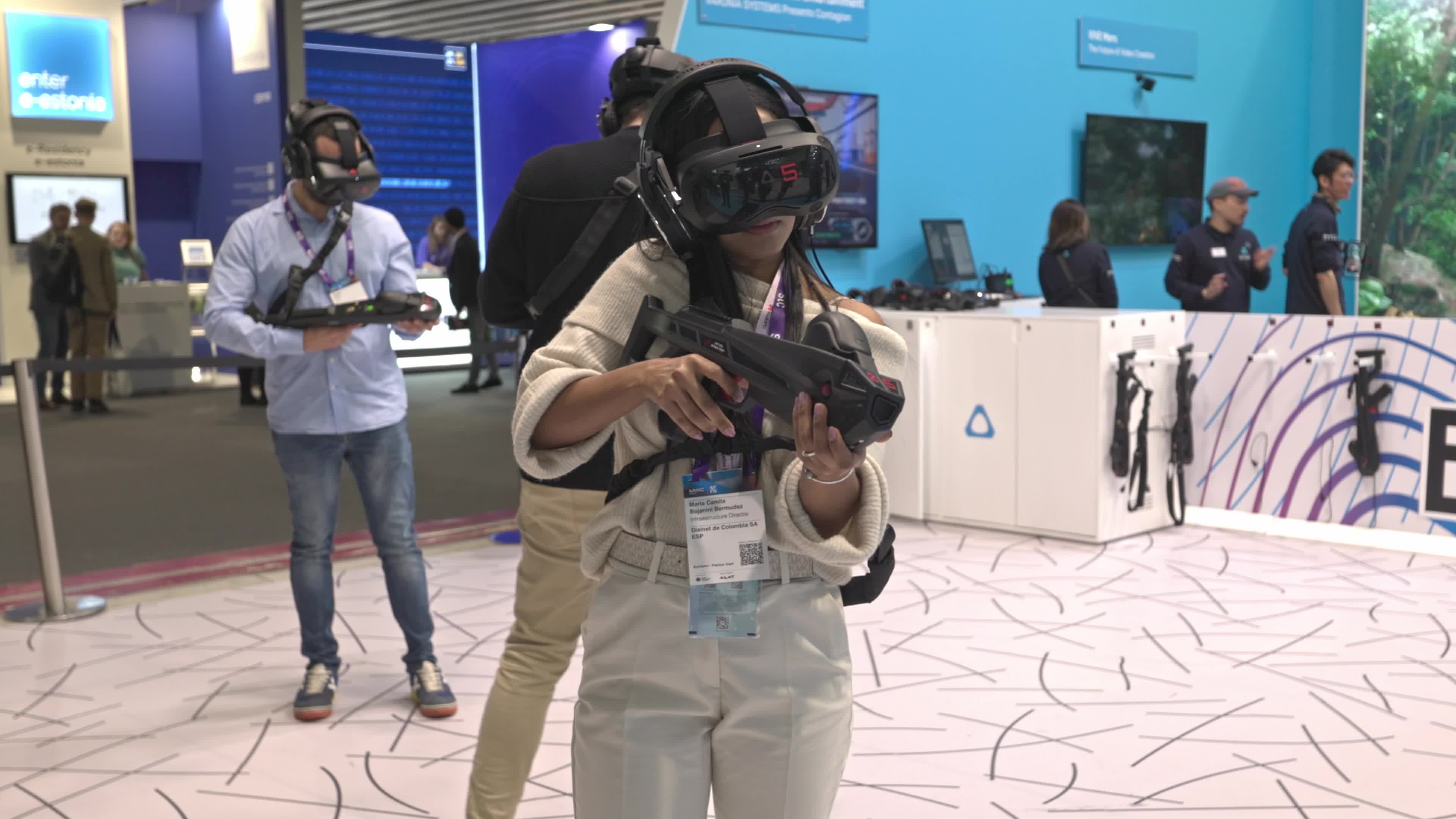 VIVE Focus 3 shooting game