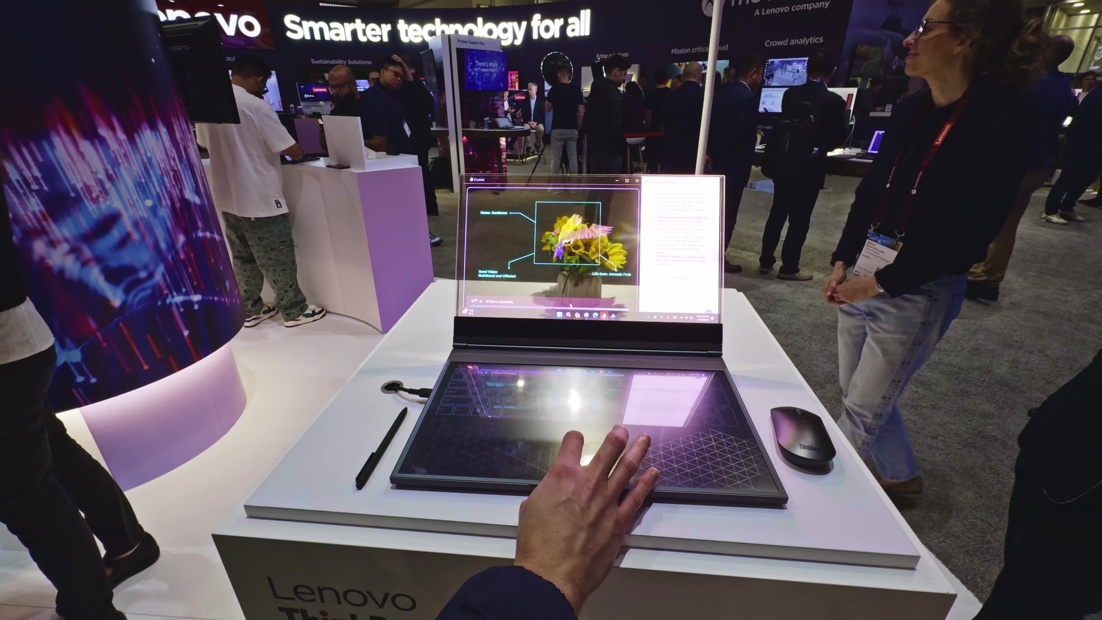 ThinkBook Transparent Display Laptop