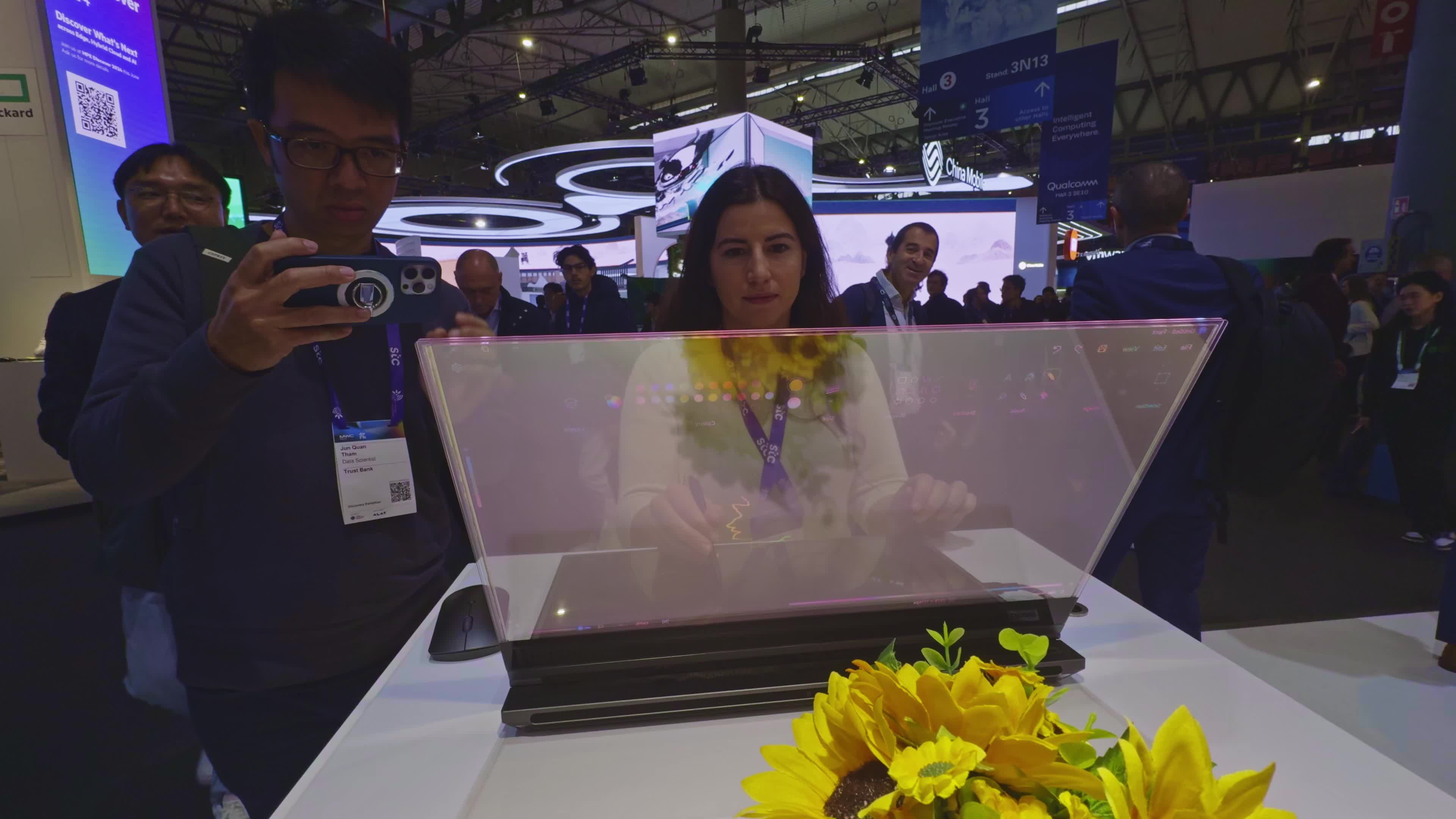 ThinkBook Transparent Display Laptop