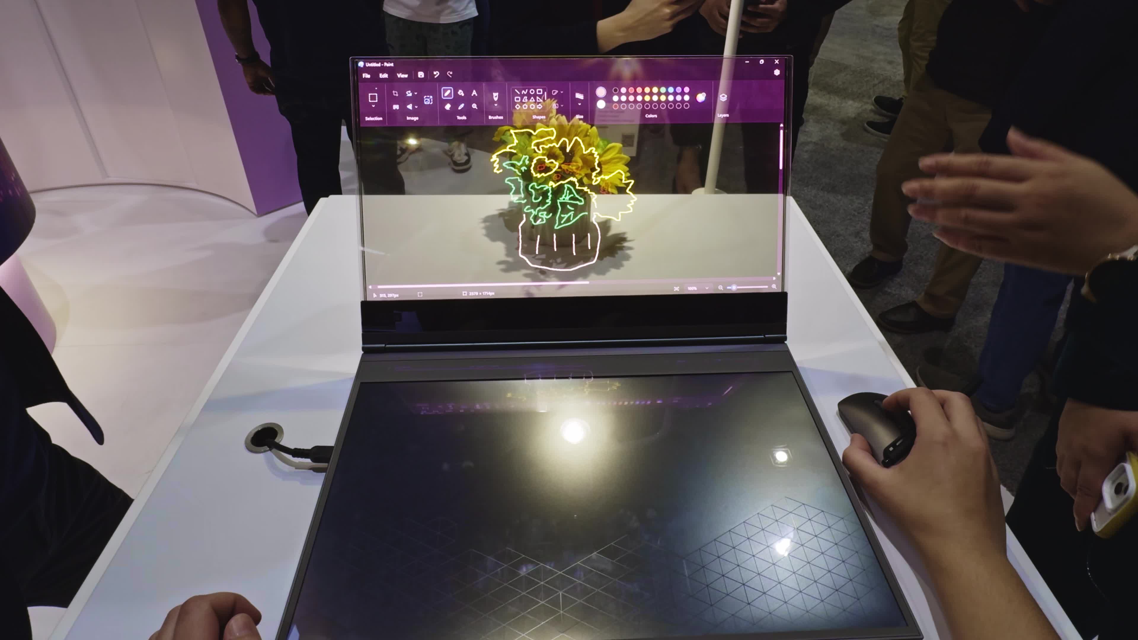 ThinkBook Transparent Display Laptop