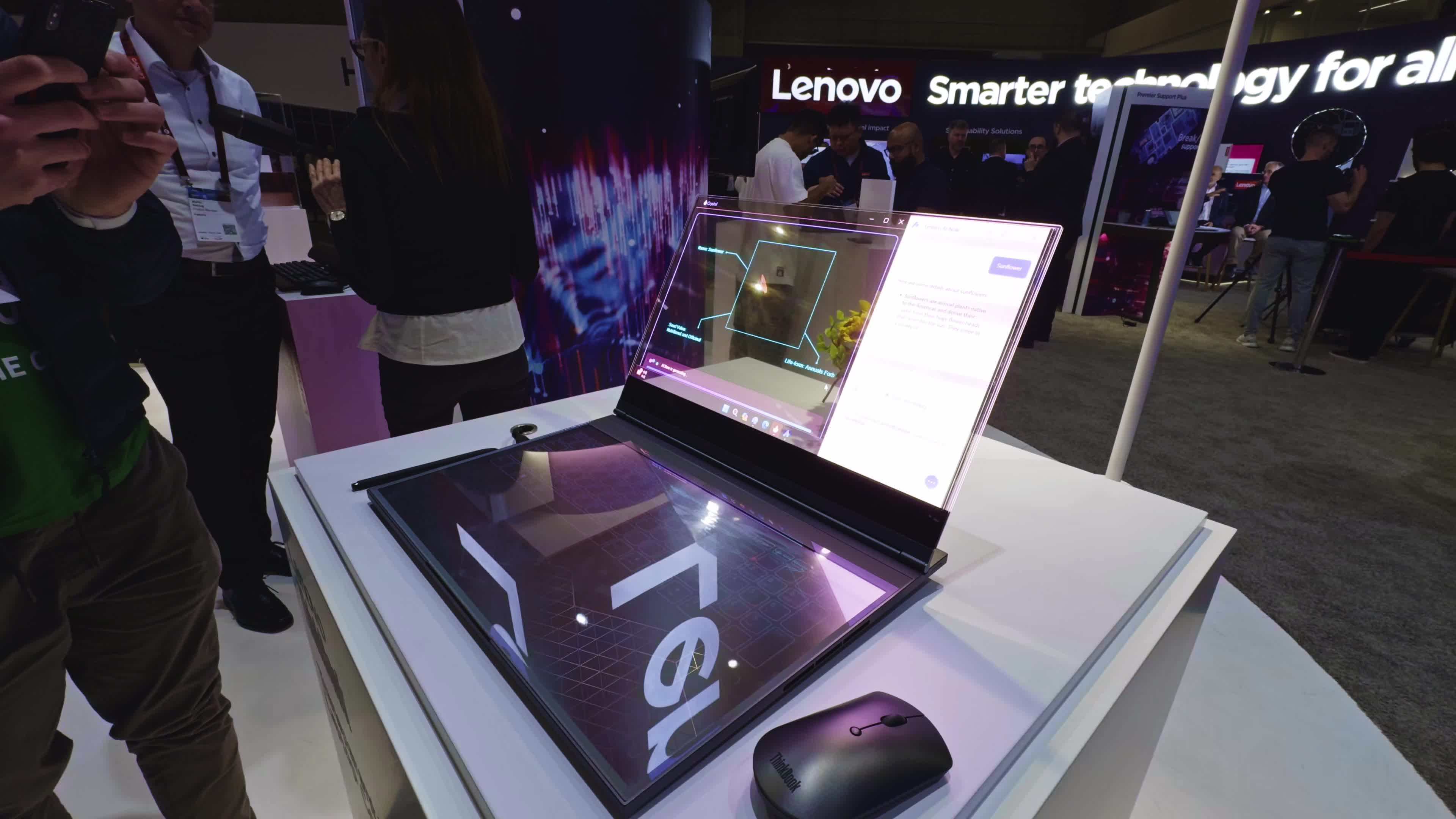 ThinkBook Transparent Display Laptop