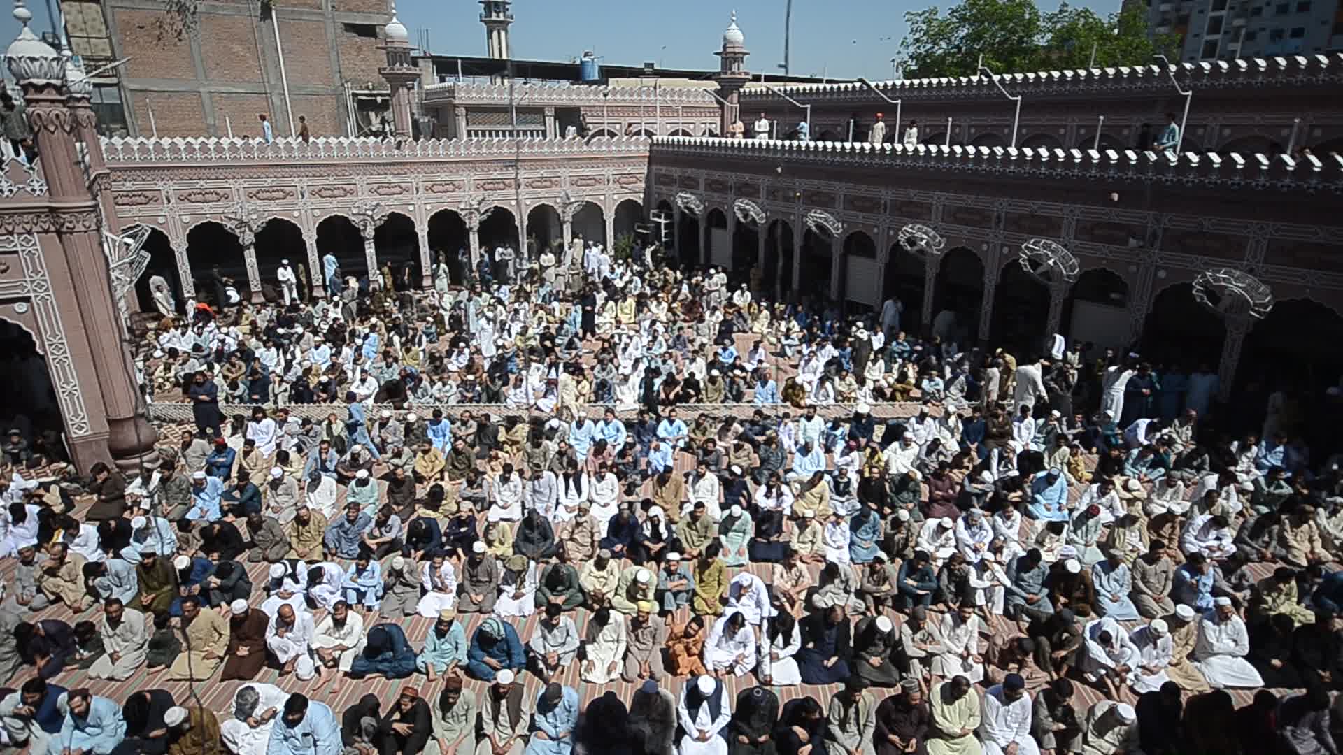 Last Friday prayers of the holy month of Ramadan in Pakistan
