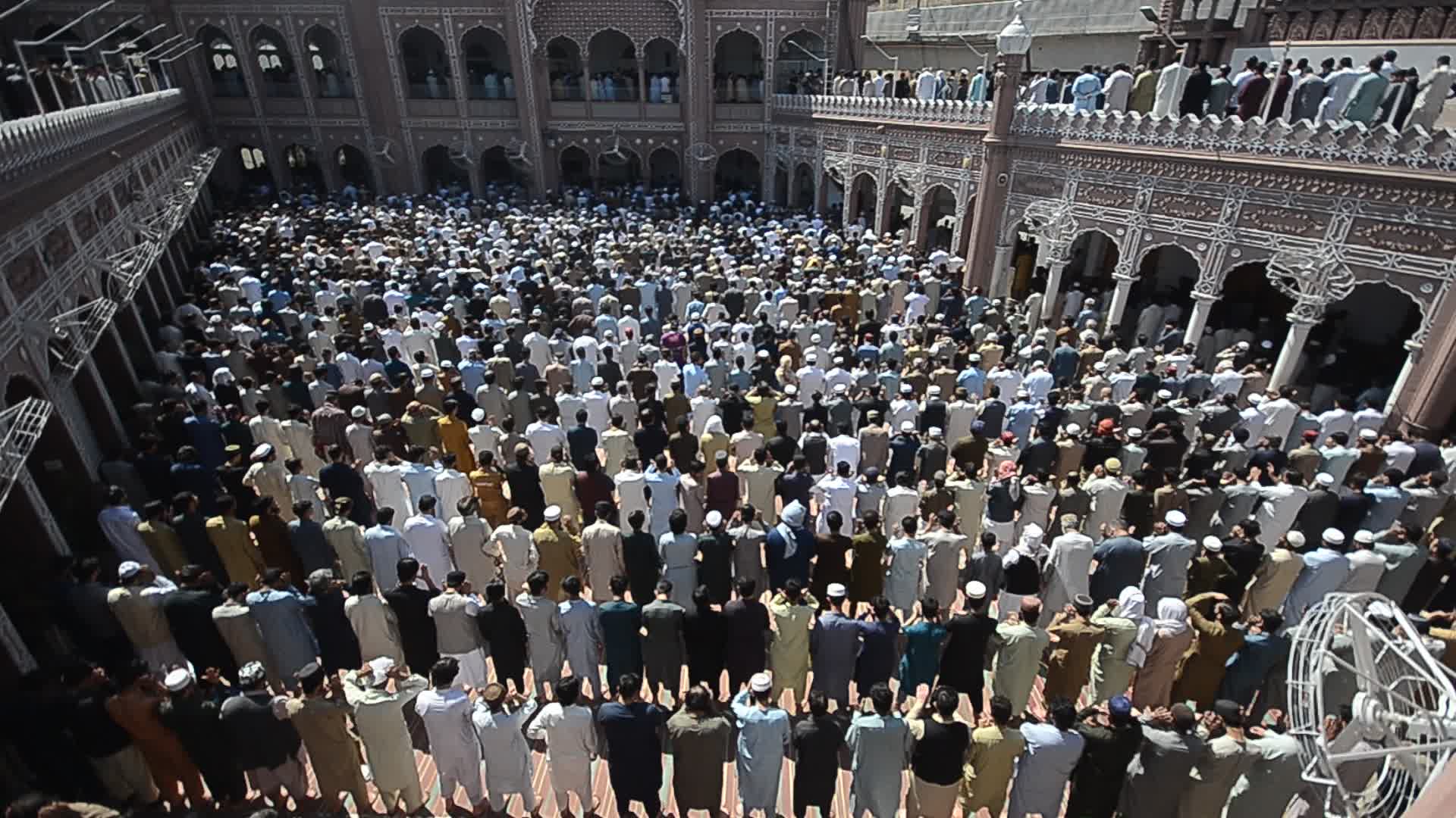 Last Friday prayers of the holy month of Ramadan in Pakistan
