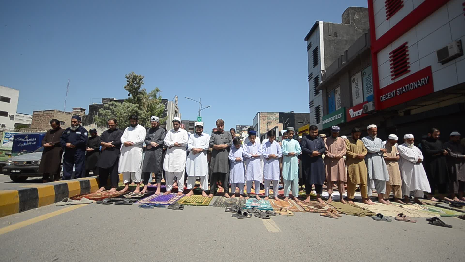 Last Friday prayers of the holy month of Ramadan in Pakistan
