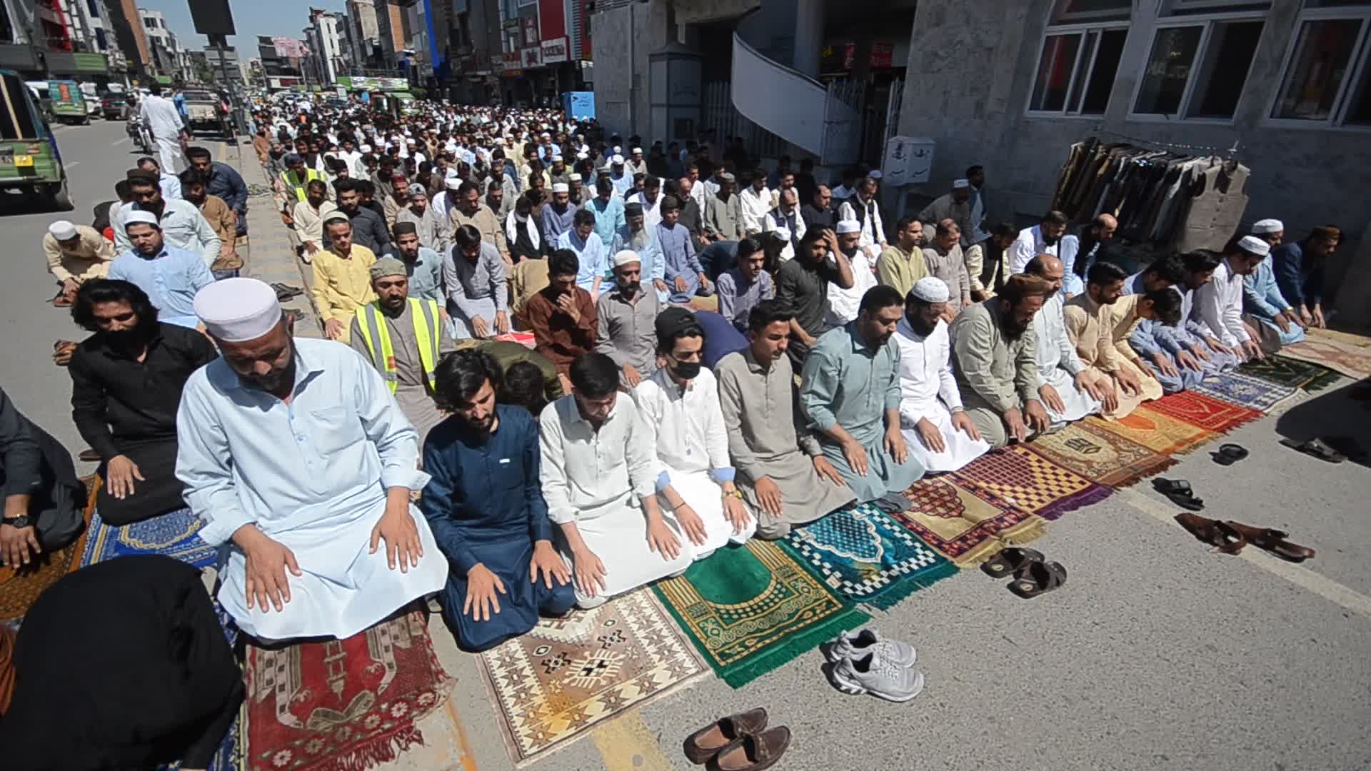 Last Friday prayers of the holy month of Ramadan in Pakistan
