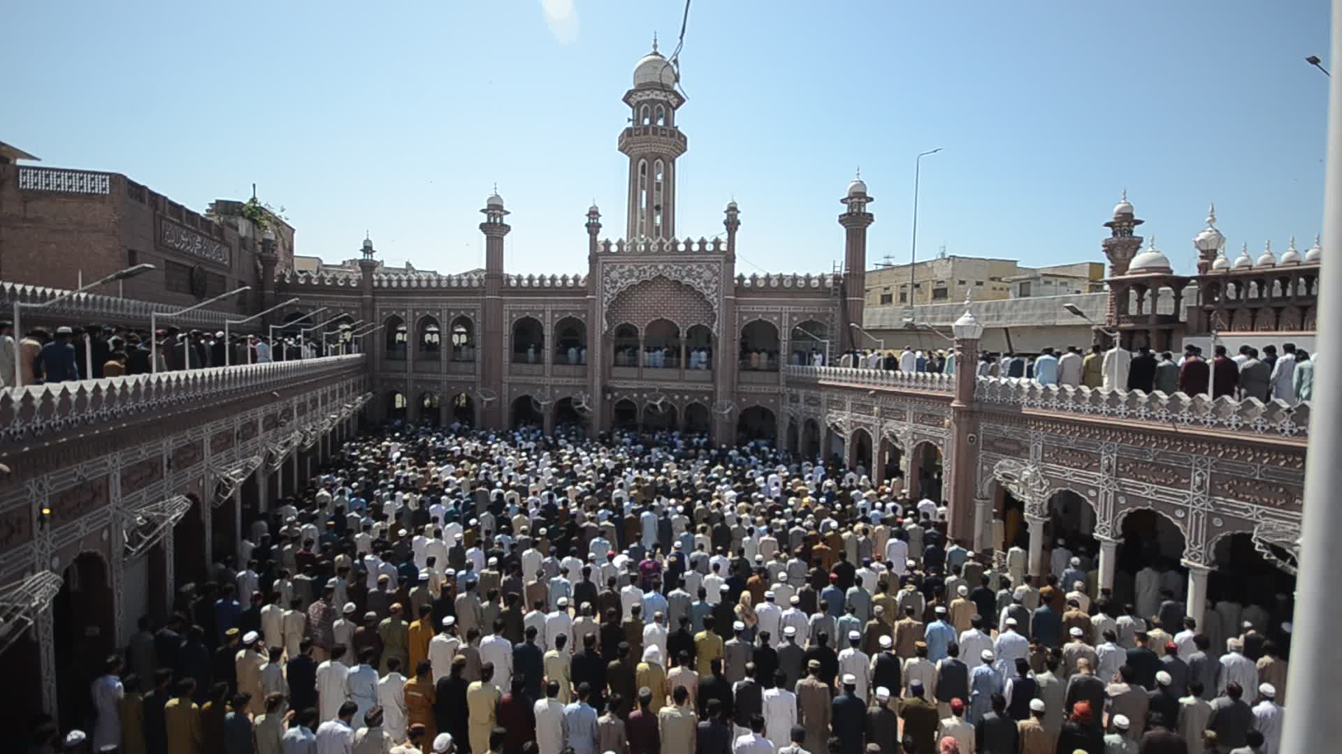 Last Friday prayers of the holy month of Ramadan in Pakistan
