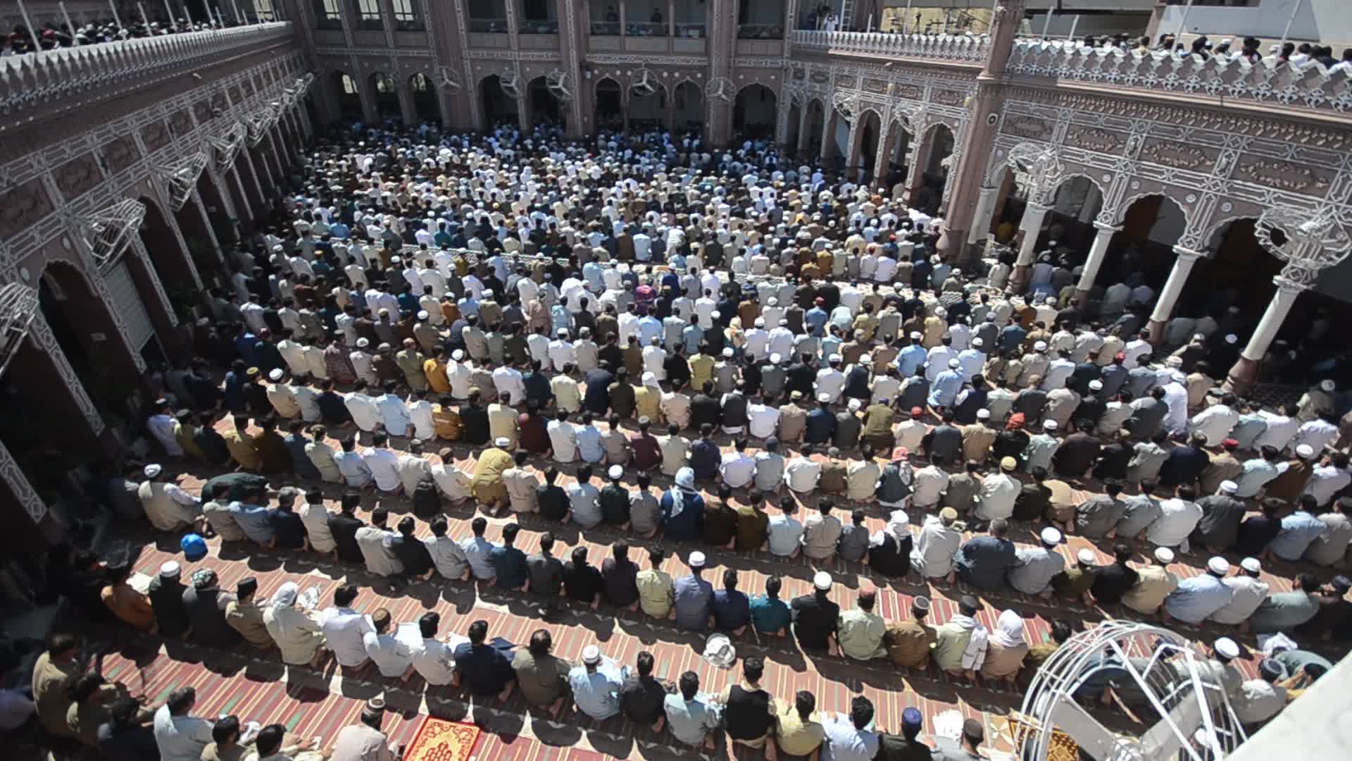 Last Friday prayers of the holy month of Ramadan in Pakistan
