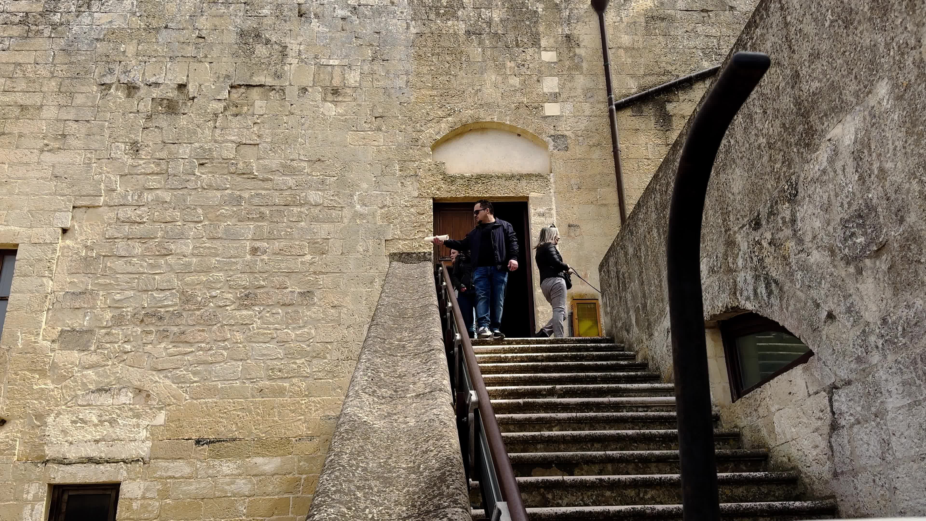 People Visists The Acaya Castle During The Easter Monday
