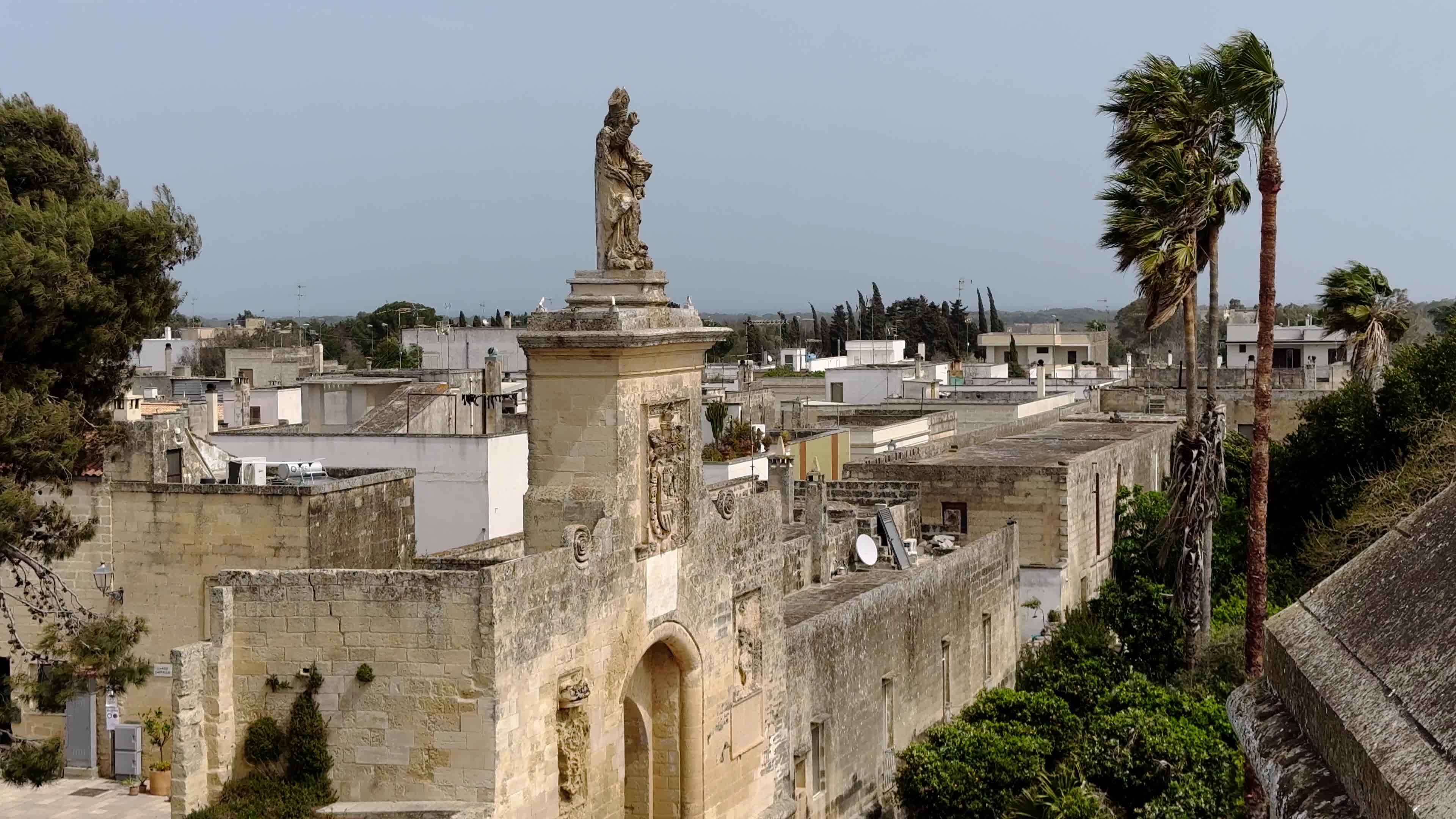 People Visists The Acaya Castle During The Easter Monday