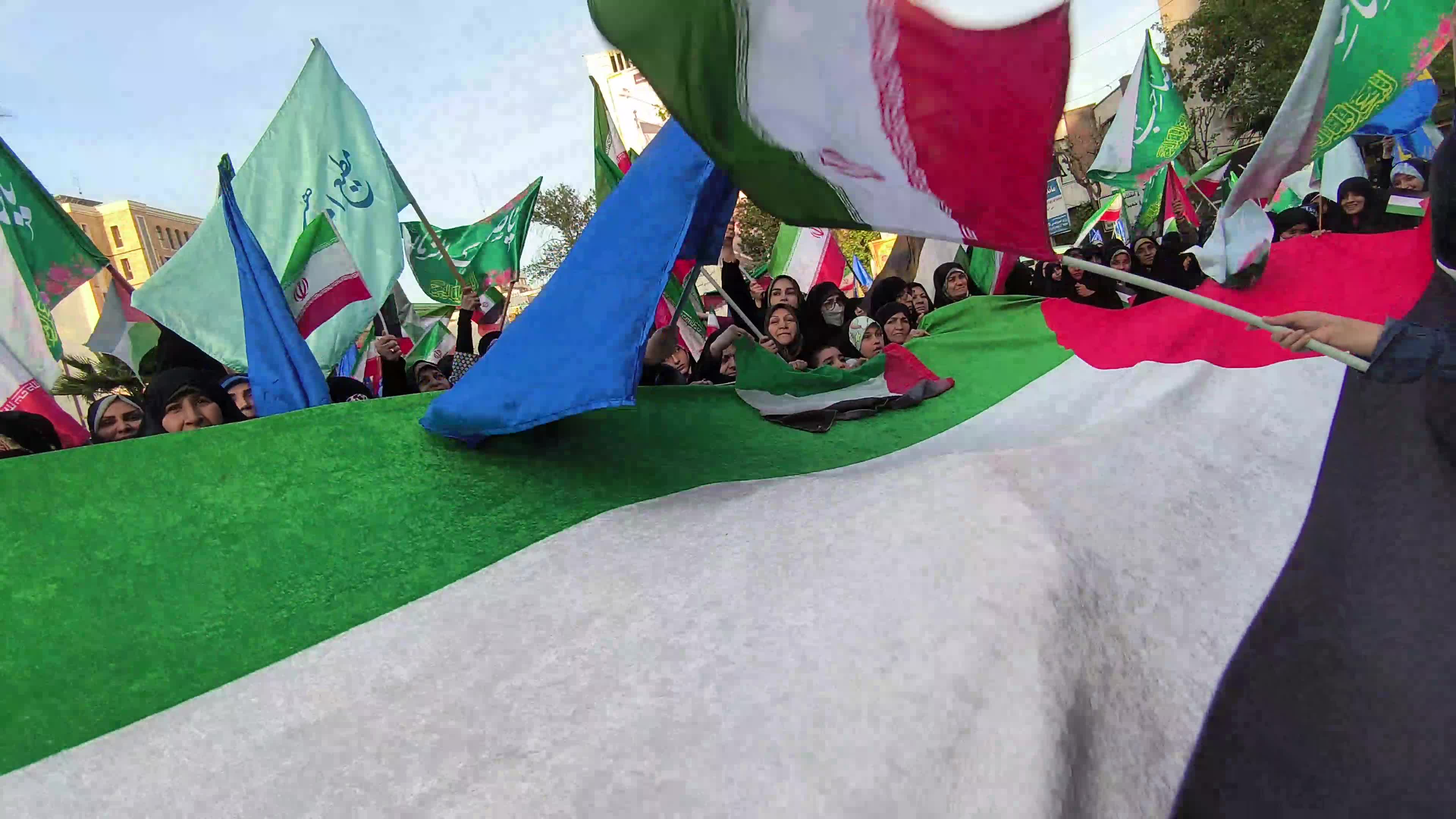 Celebrating Iran’s IRGC missile and UAV attack against Israel