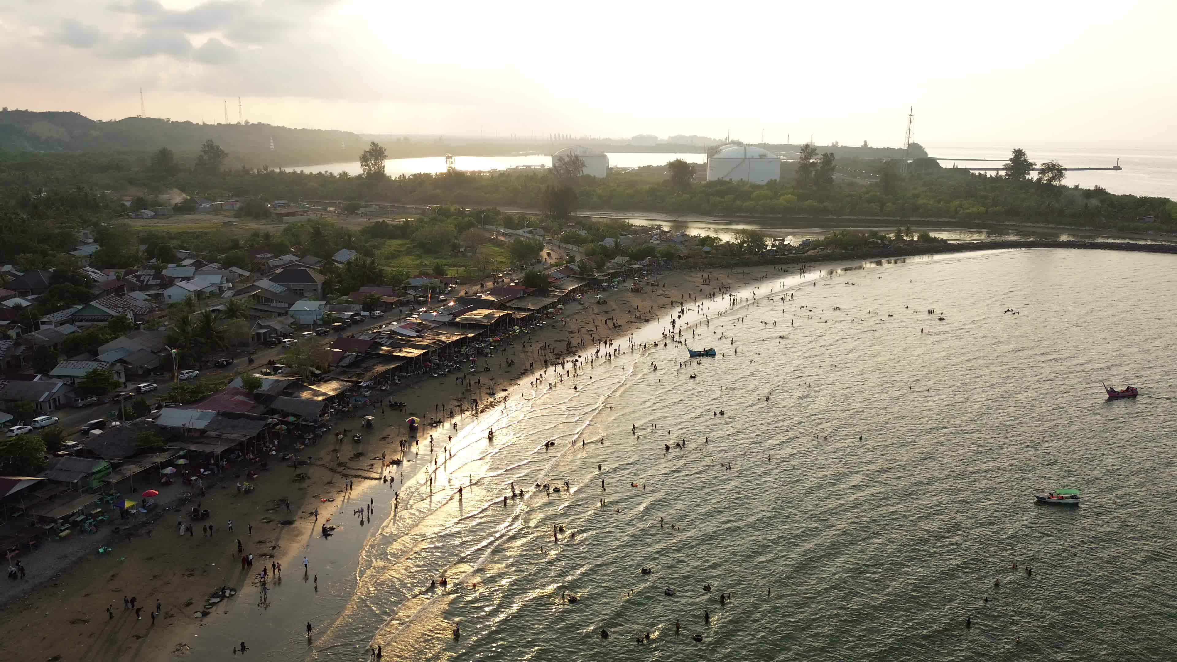 Eid Al-Fitr Holidays on the Beach in Aceh