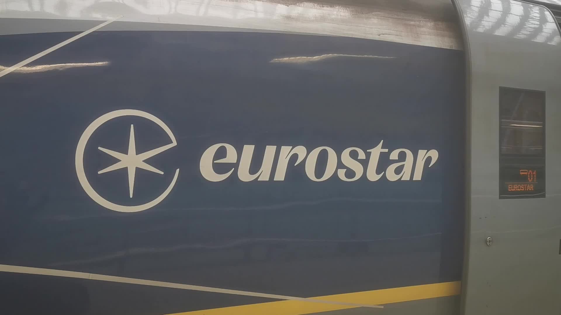Gare du Nord and the Eurostar train 