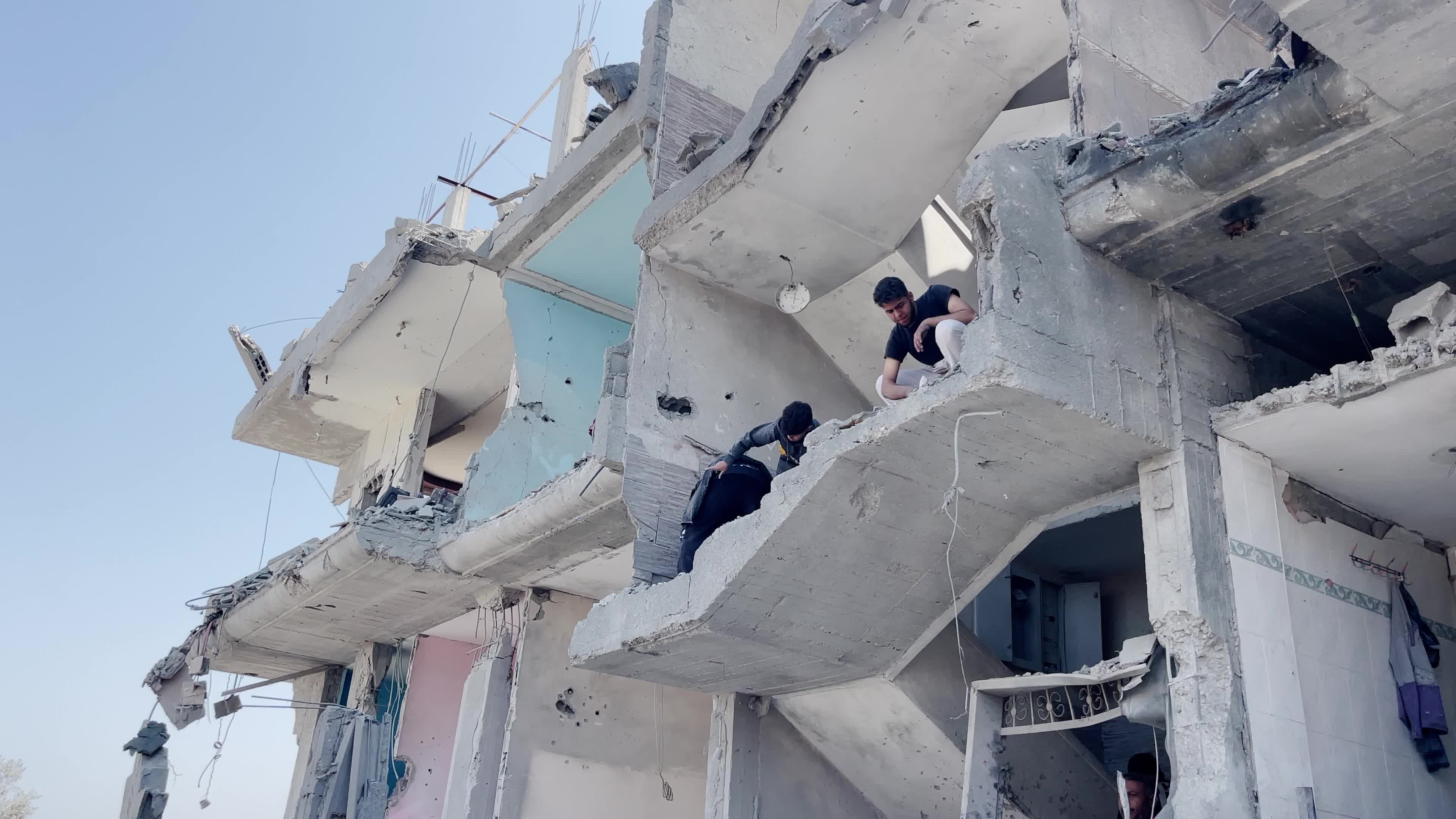 Aftermath of Israeli Airstrike In Gaza, Palestine