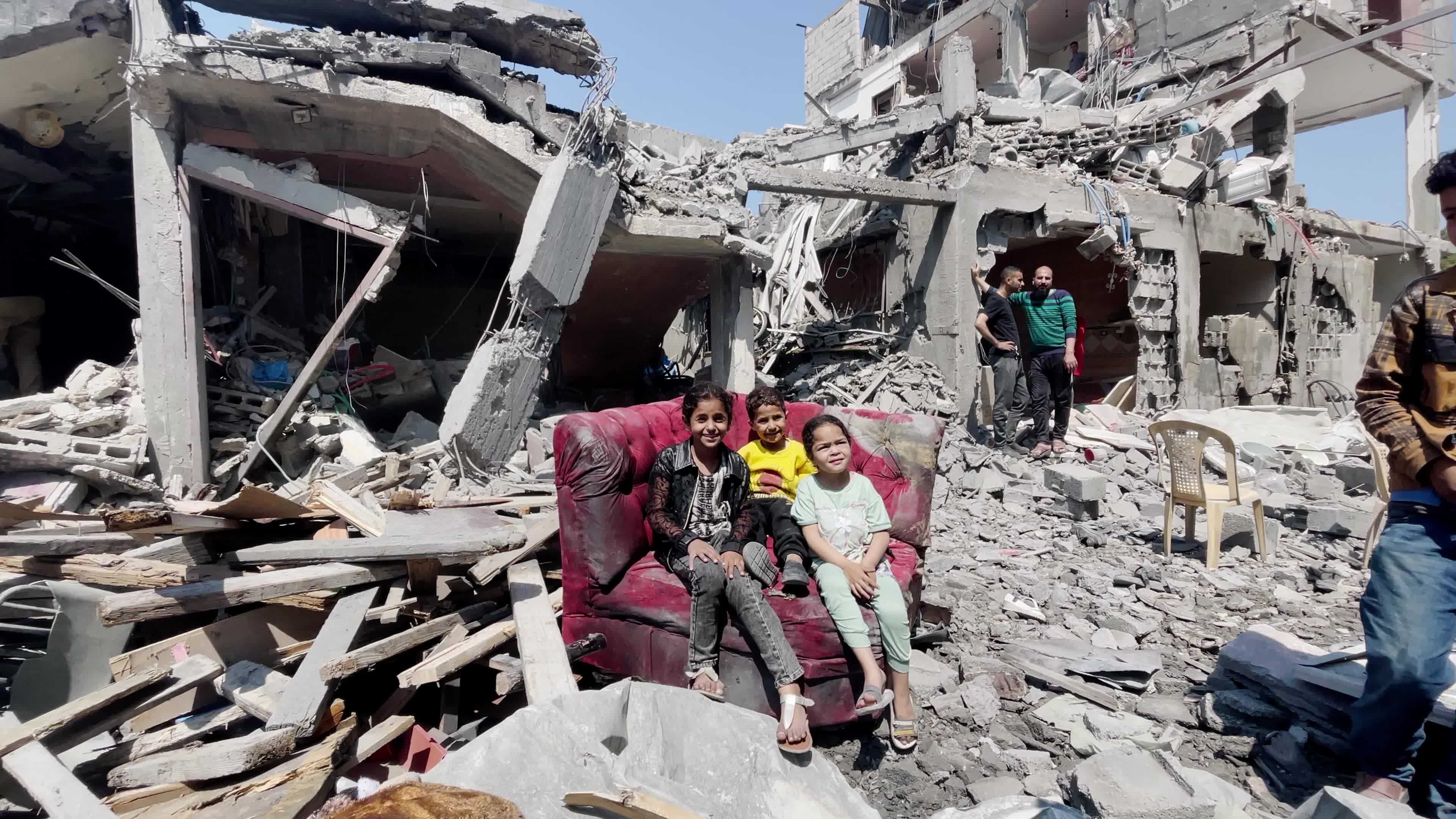 Aftermath of Israeli Airstrike In Gaza, Palestine