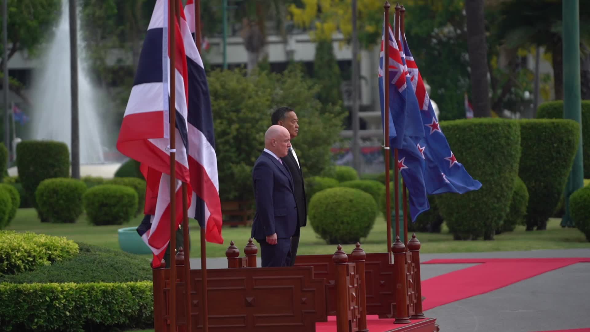 New Zealand's Prime Minister Visits Thailand.