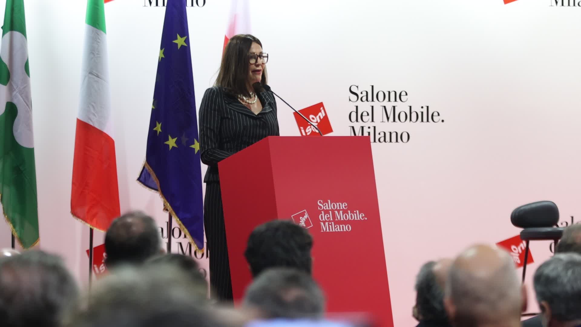 Milan Furniture Fair at Rho Fieramilano during the Milan Design Week 2024 In Milan
