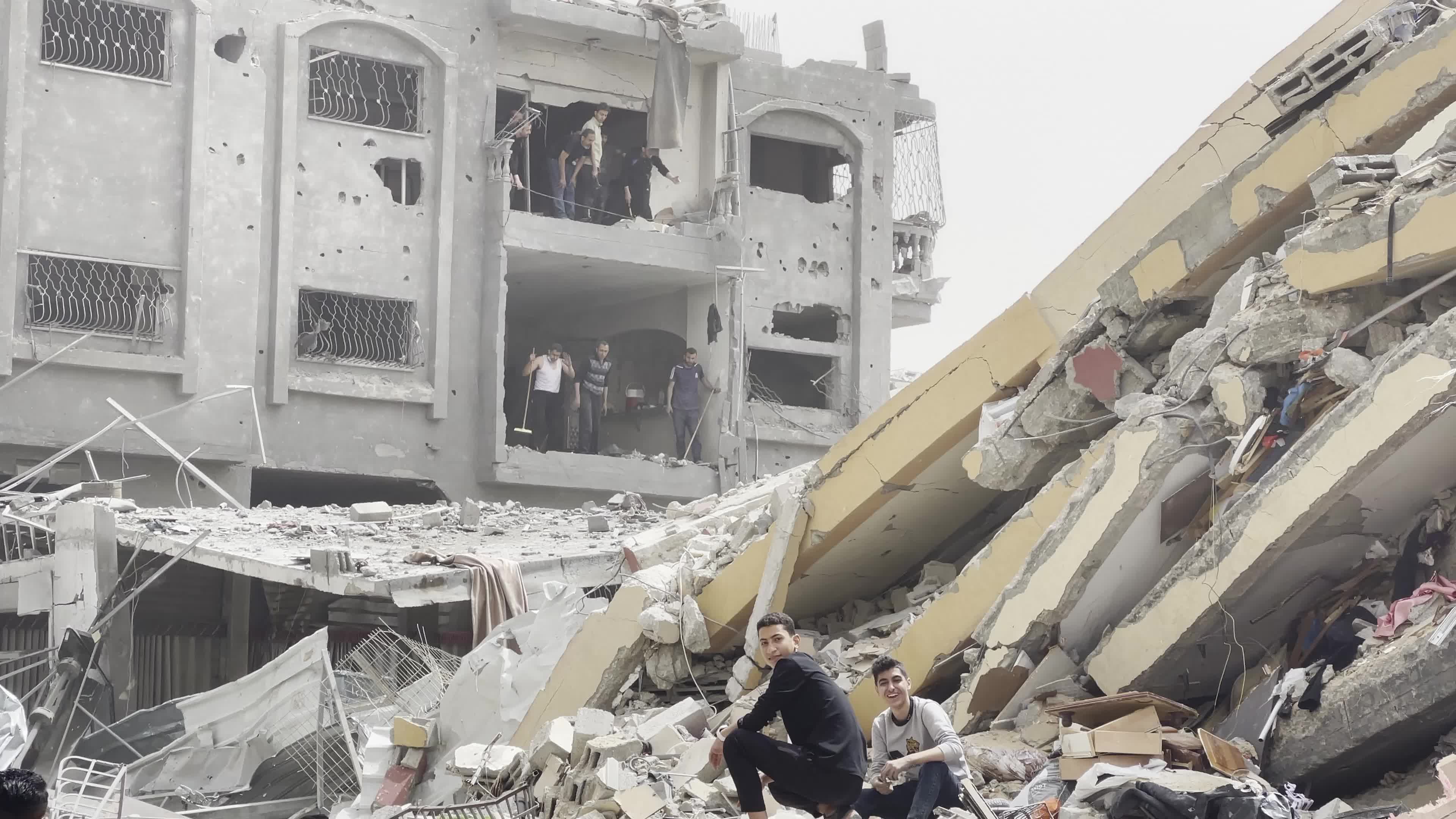 Aftermath of Israeli Airstrike In Gaza, Palestine