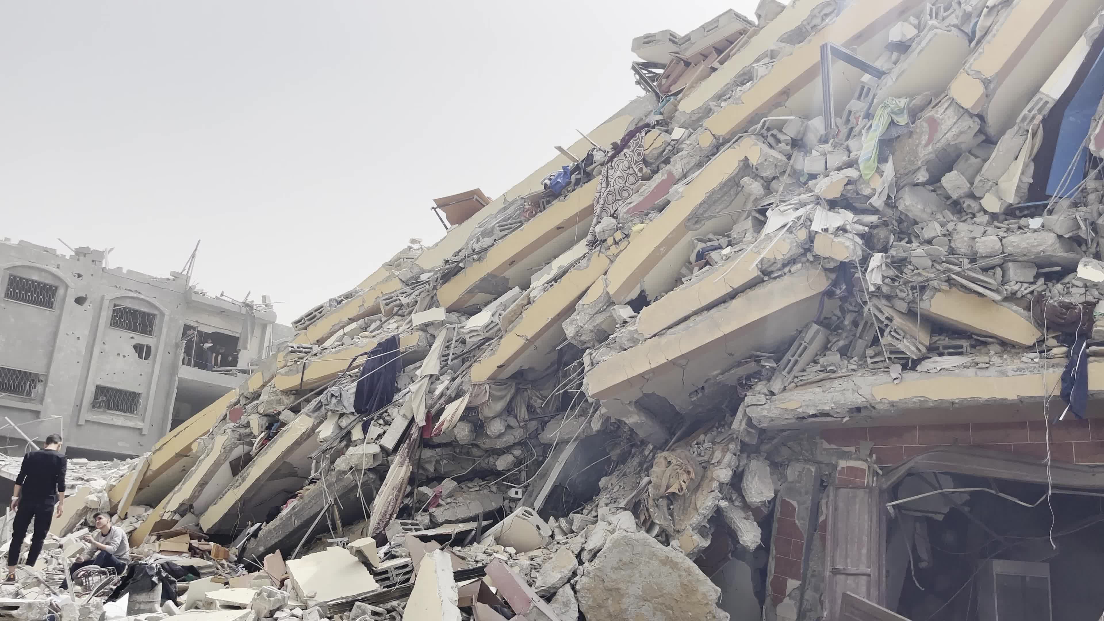 Aftermath of Israeli Airstrike In Gaza, Palestine
