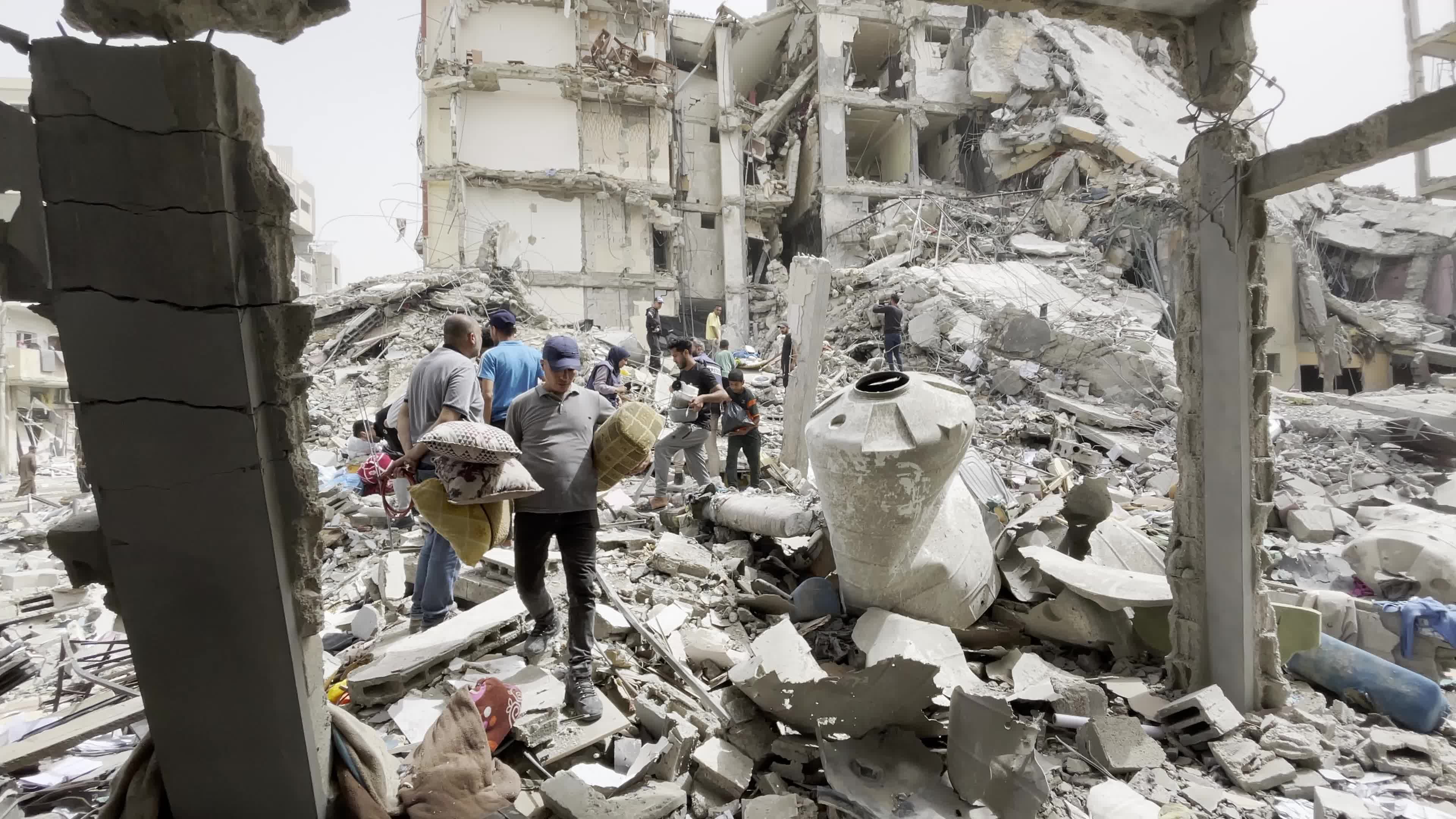 Aftermath of Israeli Airstrike In Gaza, Palestine