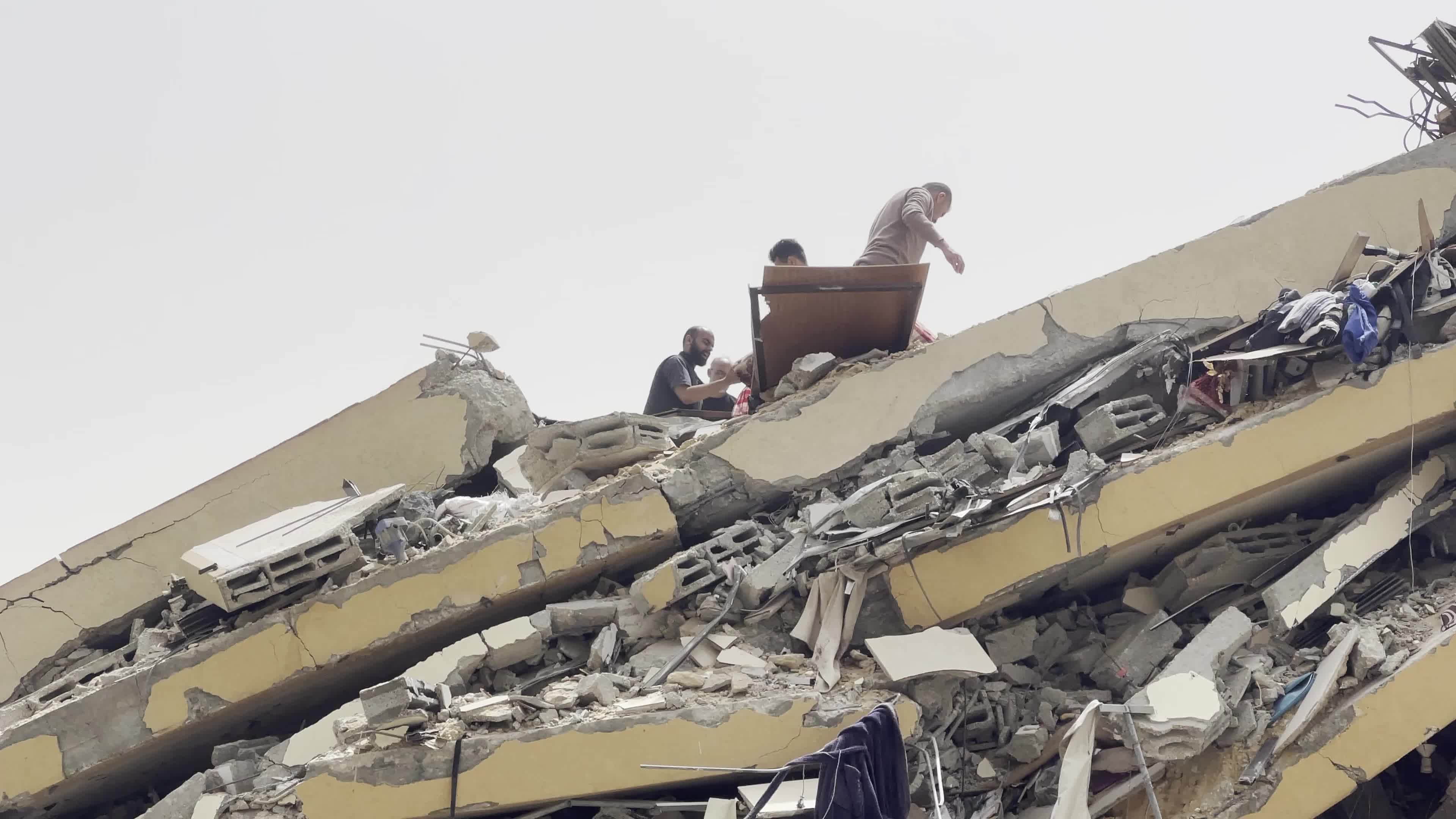 Aftermath of Israeli Airstrike In Gaza, Palestine