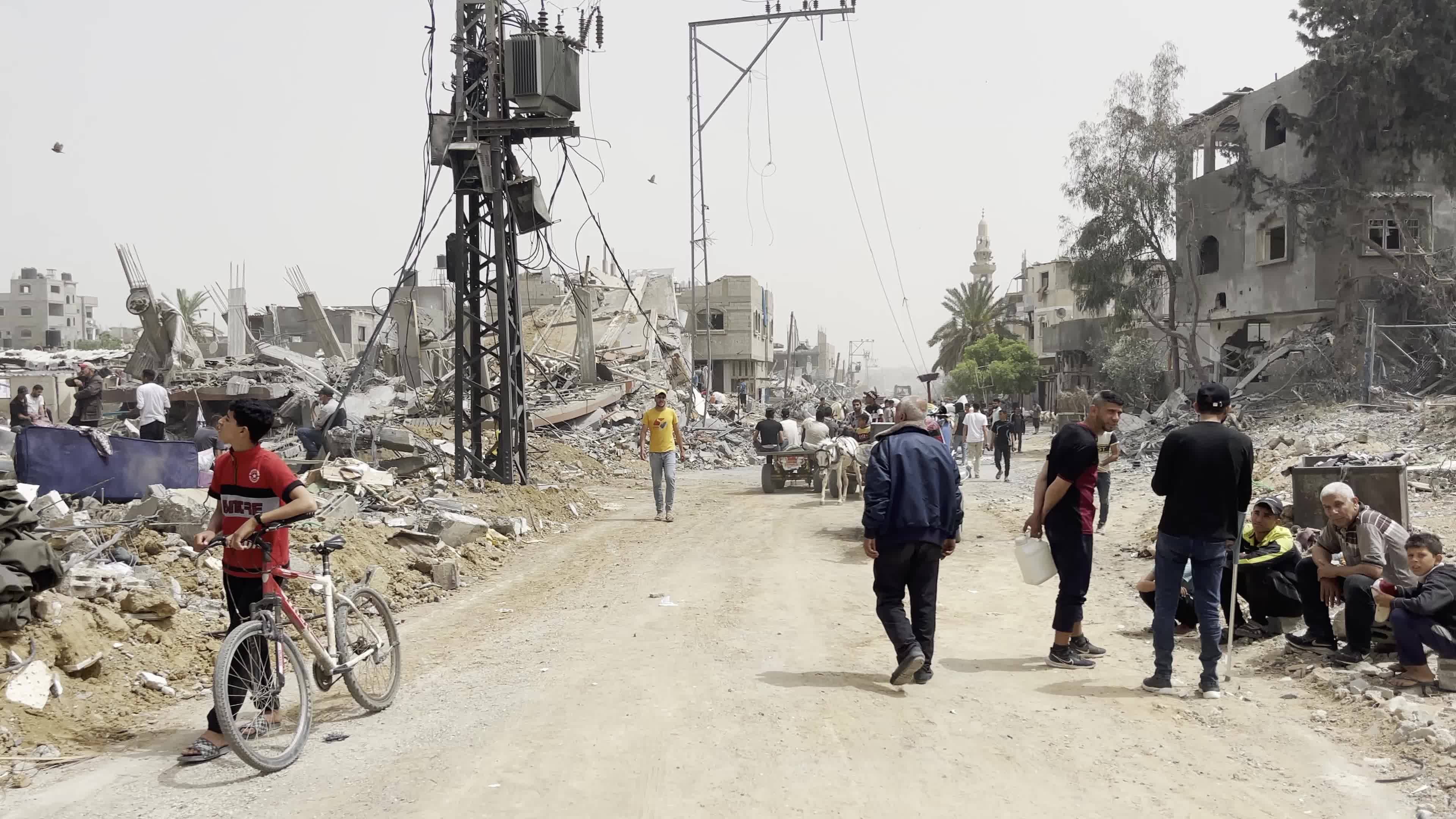 Aftermath of Israeli Airstrike In Gaza, Palestine