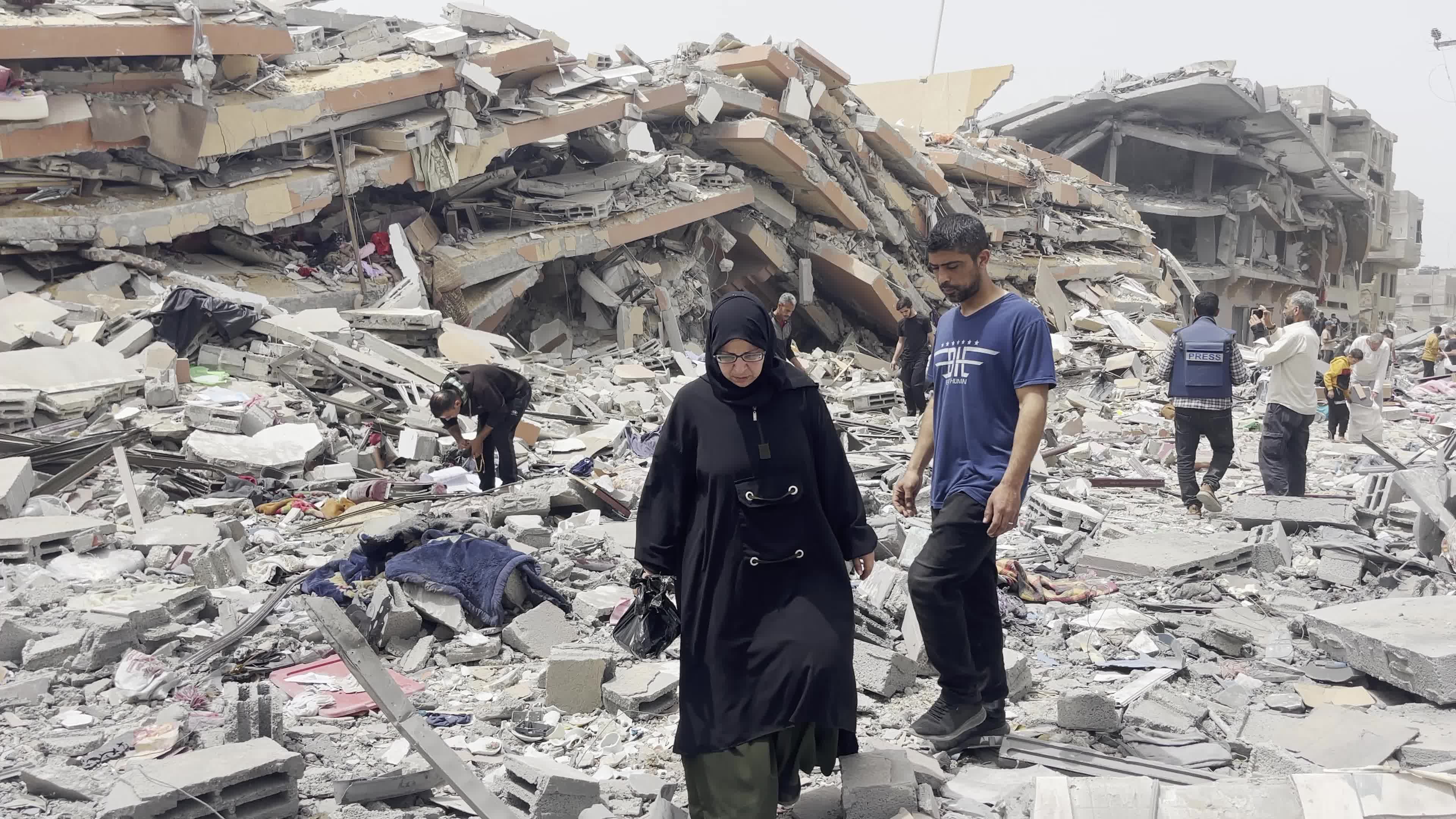 Aftermath of Israeli Airstrike In Gaza, Palestine