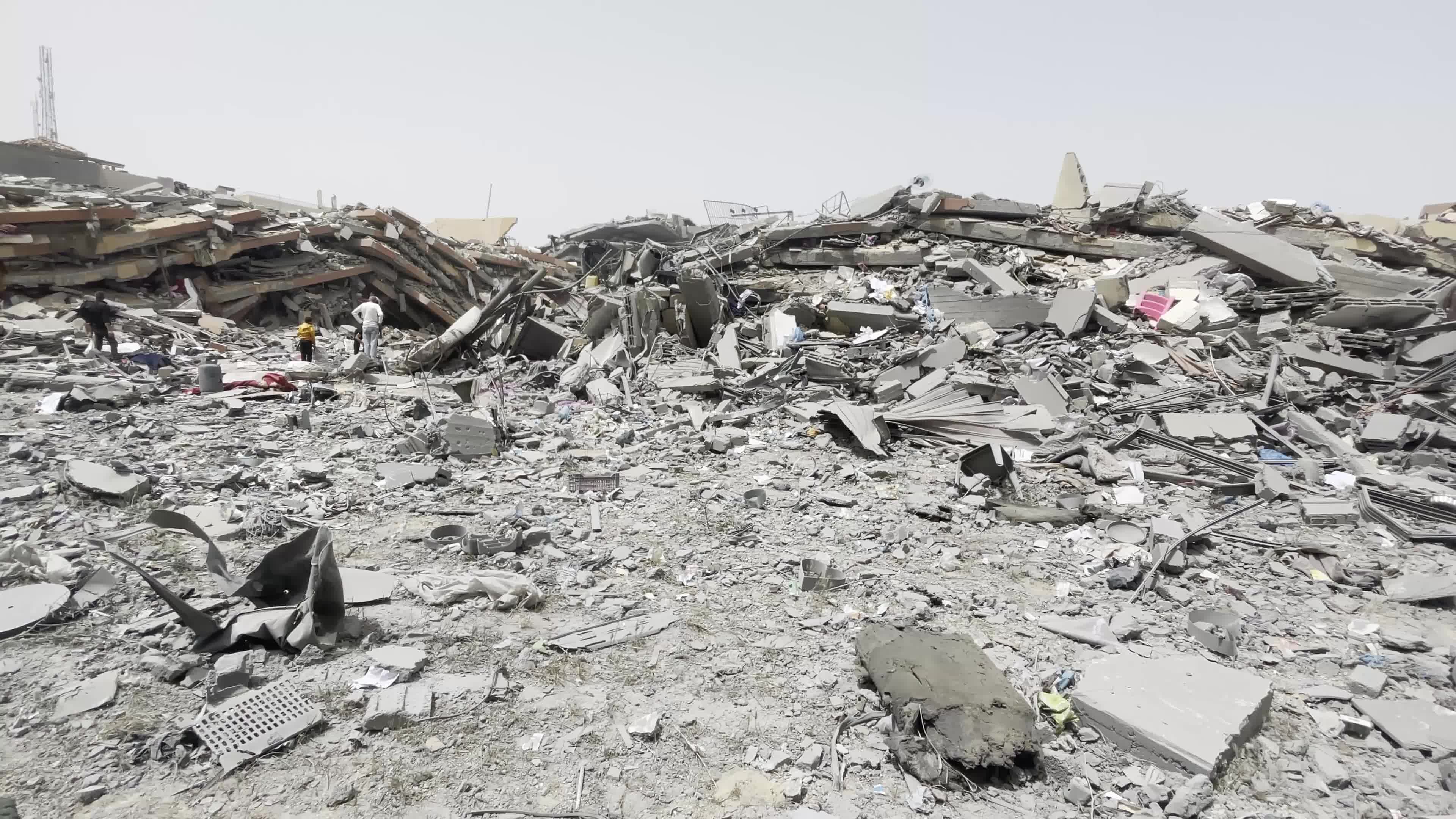 Aftermath of Israeli Airstrike In Gaza, Palestine
