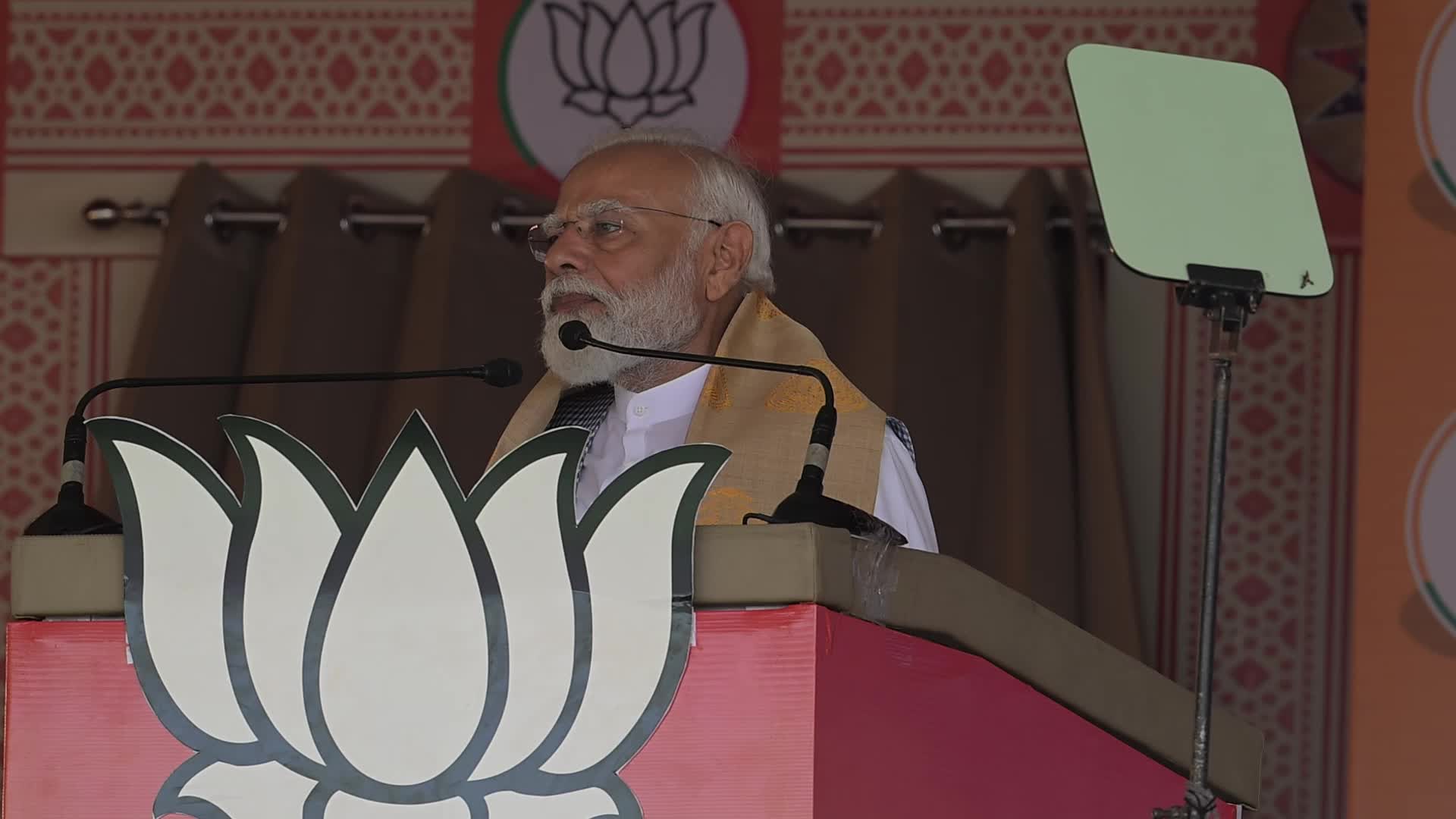 India's Prime Minister Narendra Modi election Rally in India 