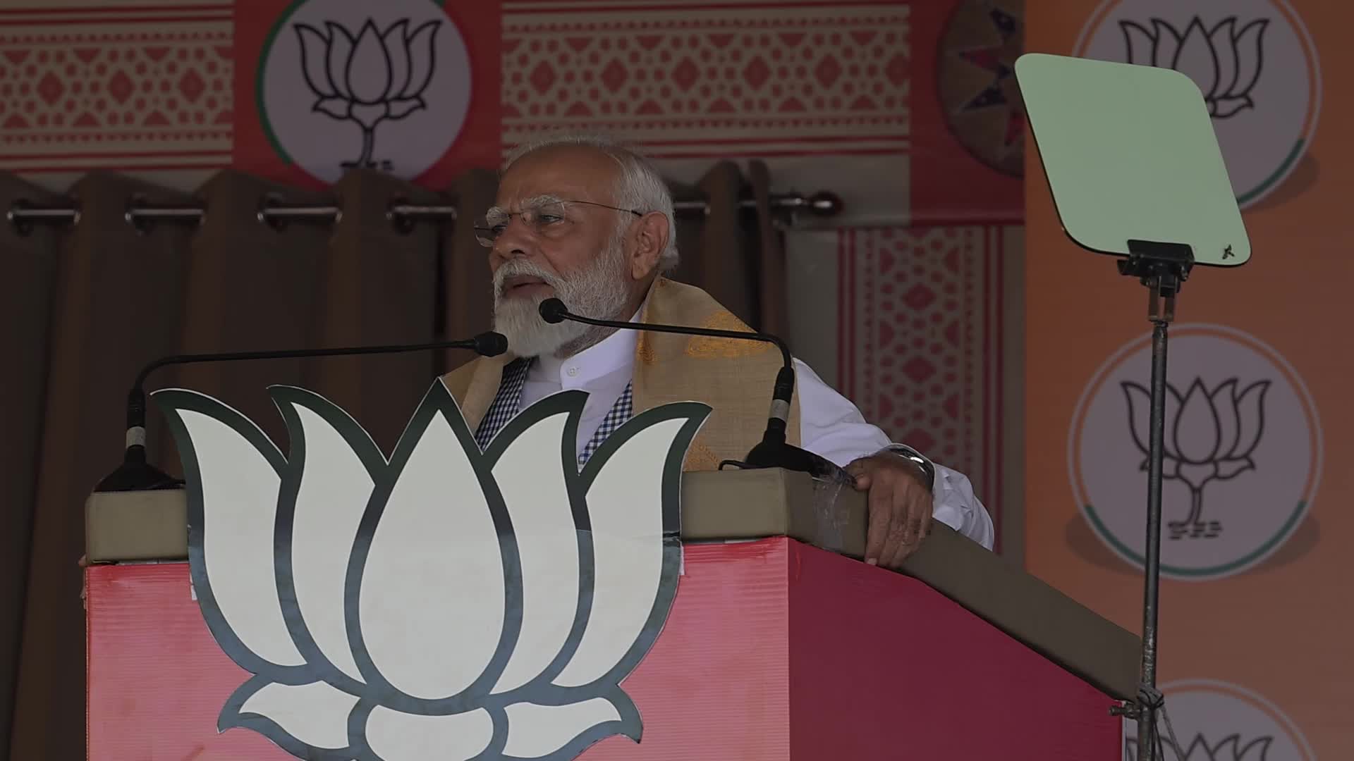 India's Prime Minister Narendra Modi election Rally in India 