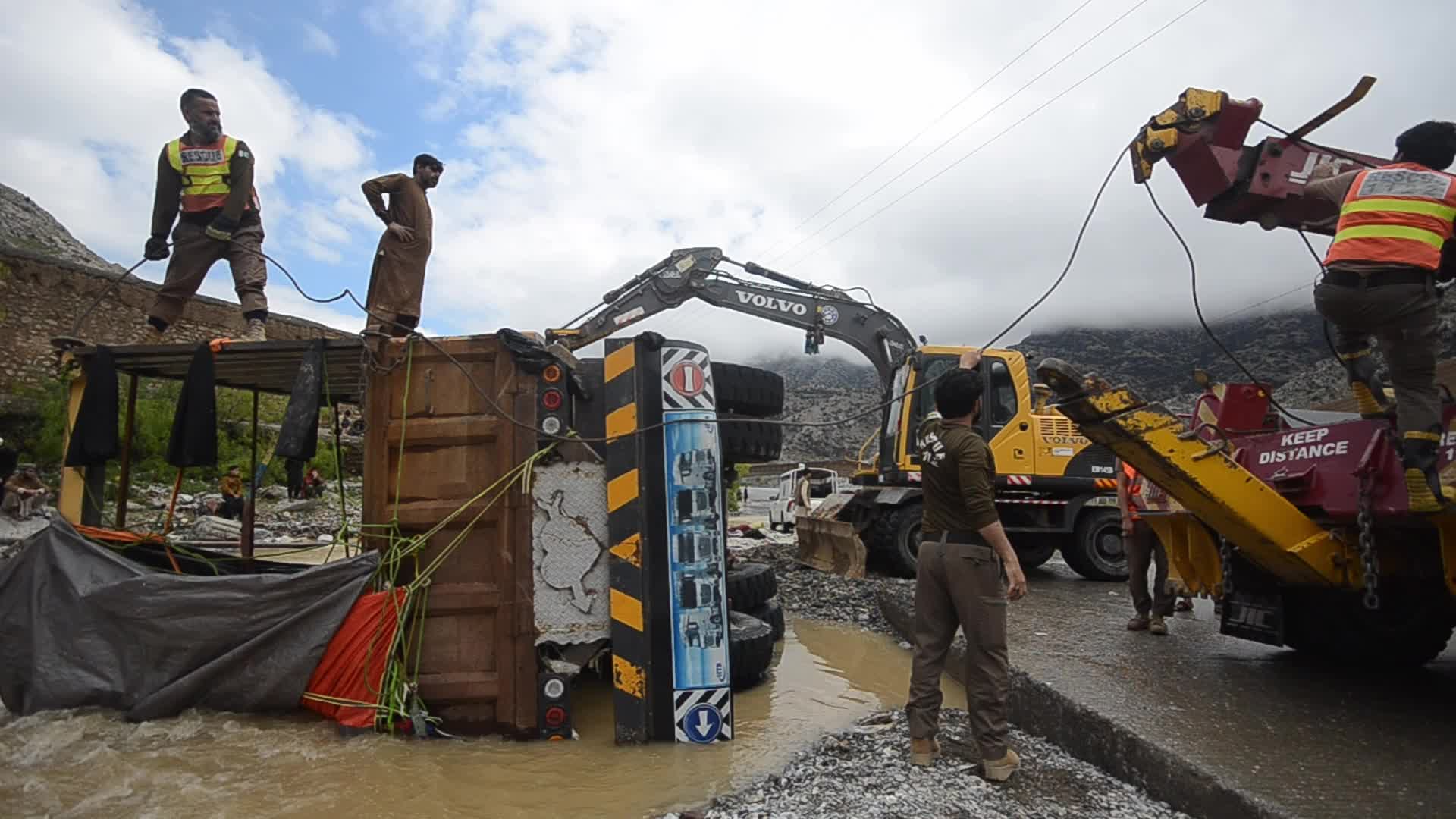Heavy rains and floods kill dozens in Pakistan's southwest 