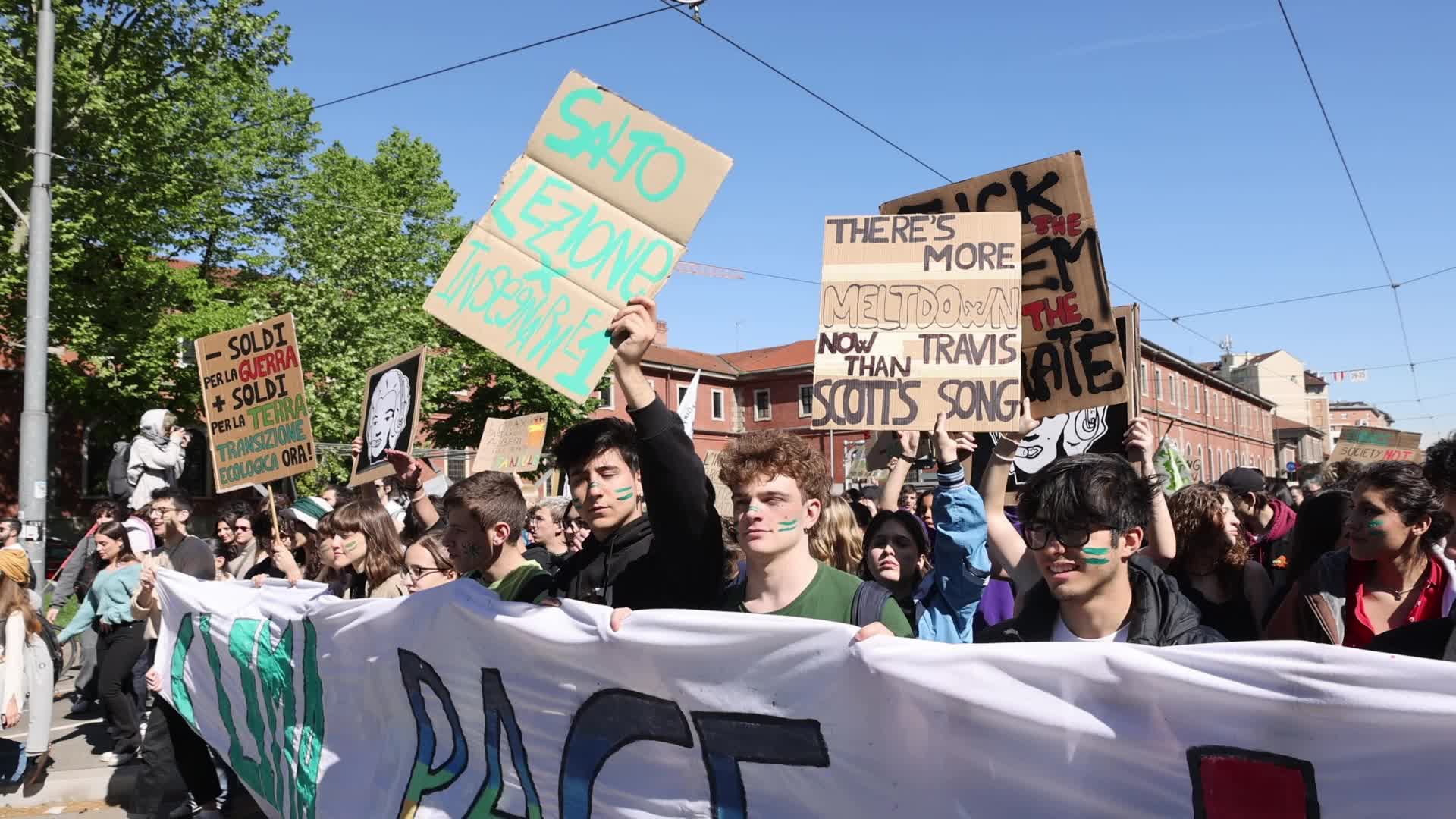 Fridays For Future Climate protest against global warming