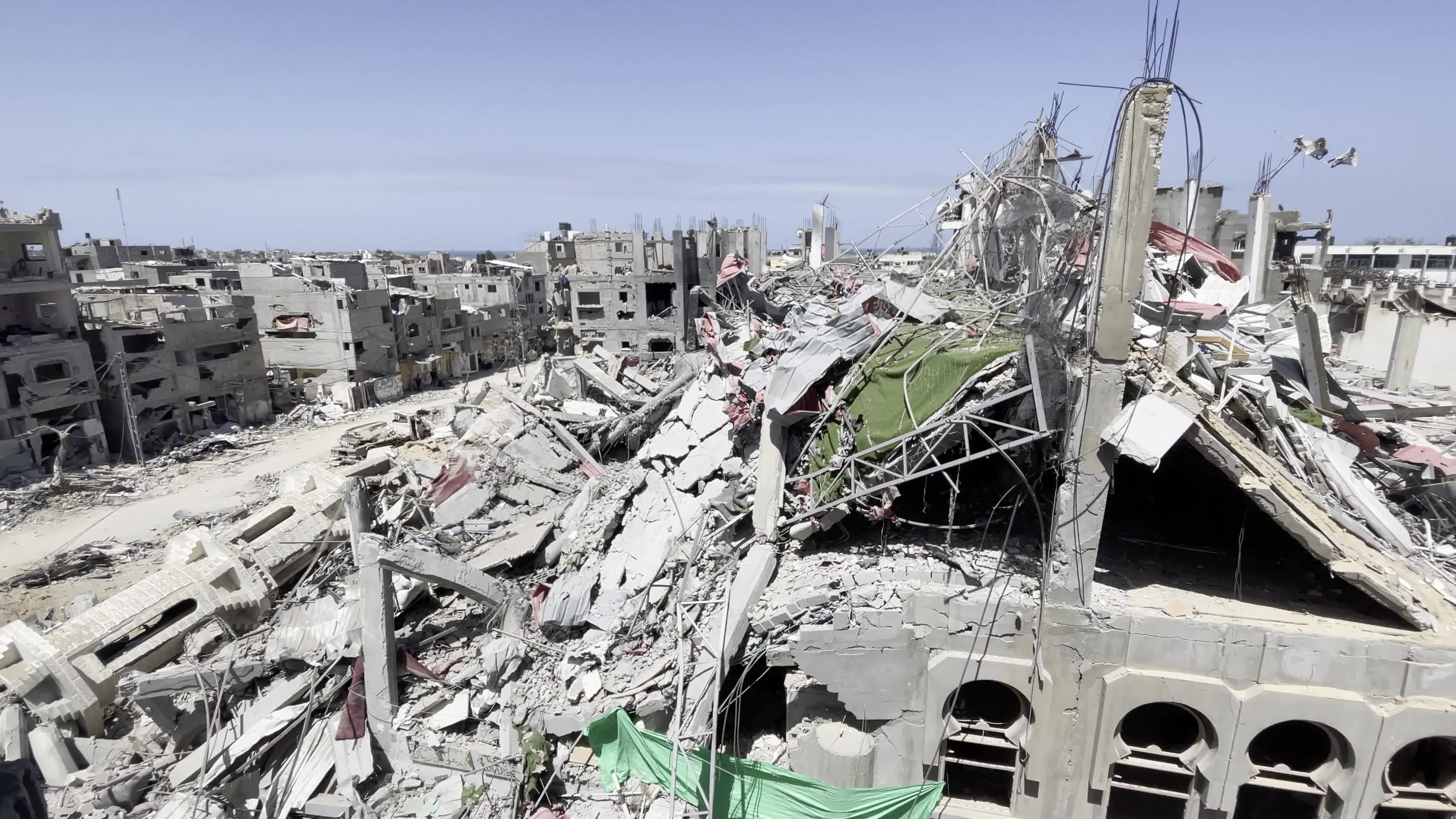 Aftermath of Israeli Airstrike In Gaza, Palestine