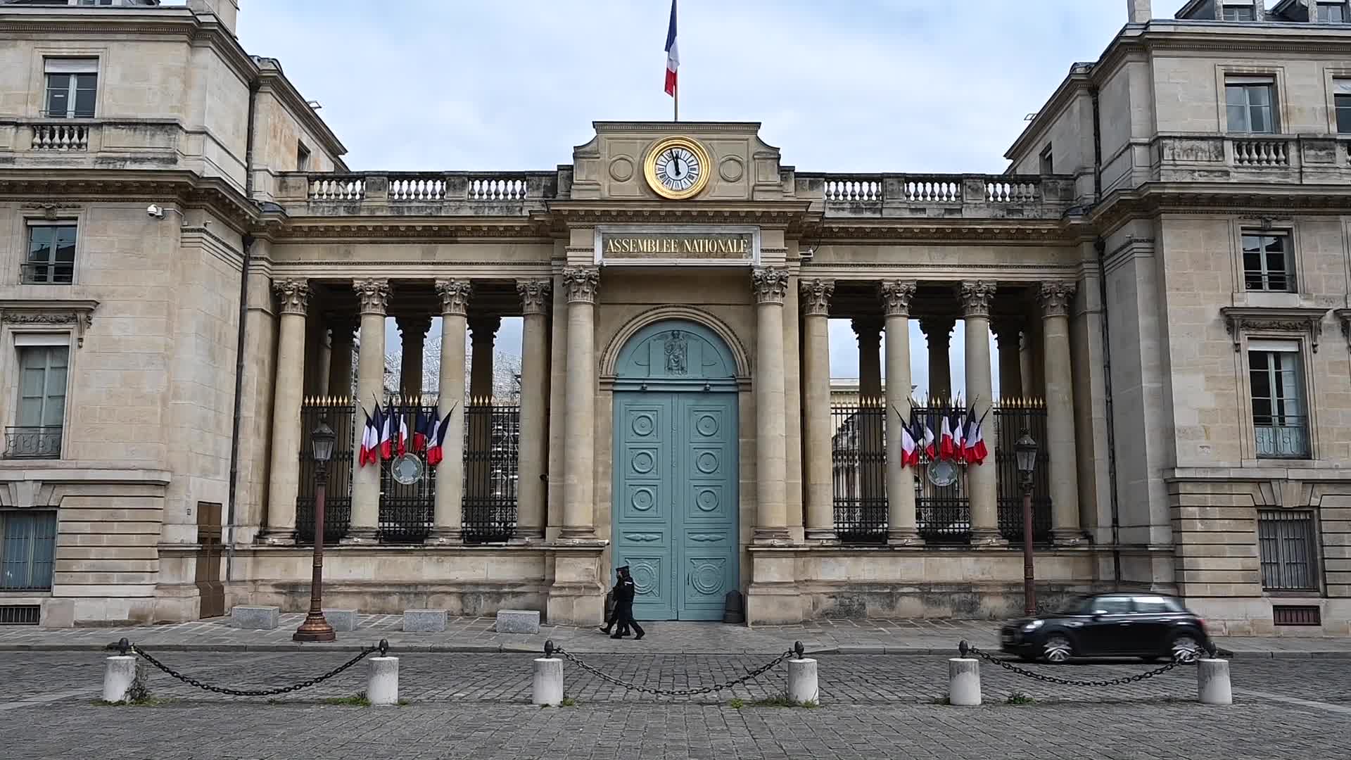 The National Assembly  in Paris 2