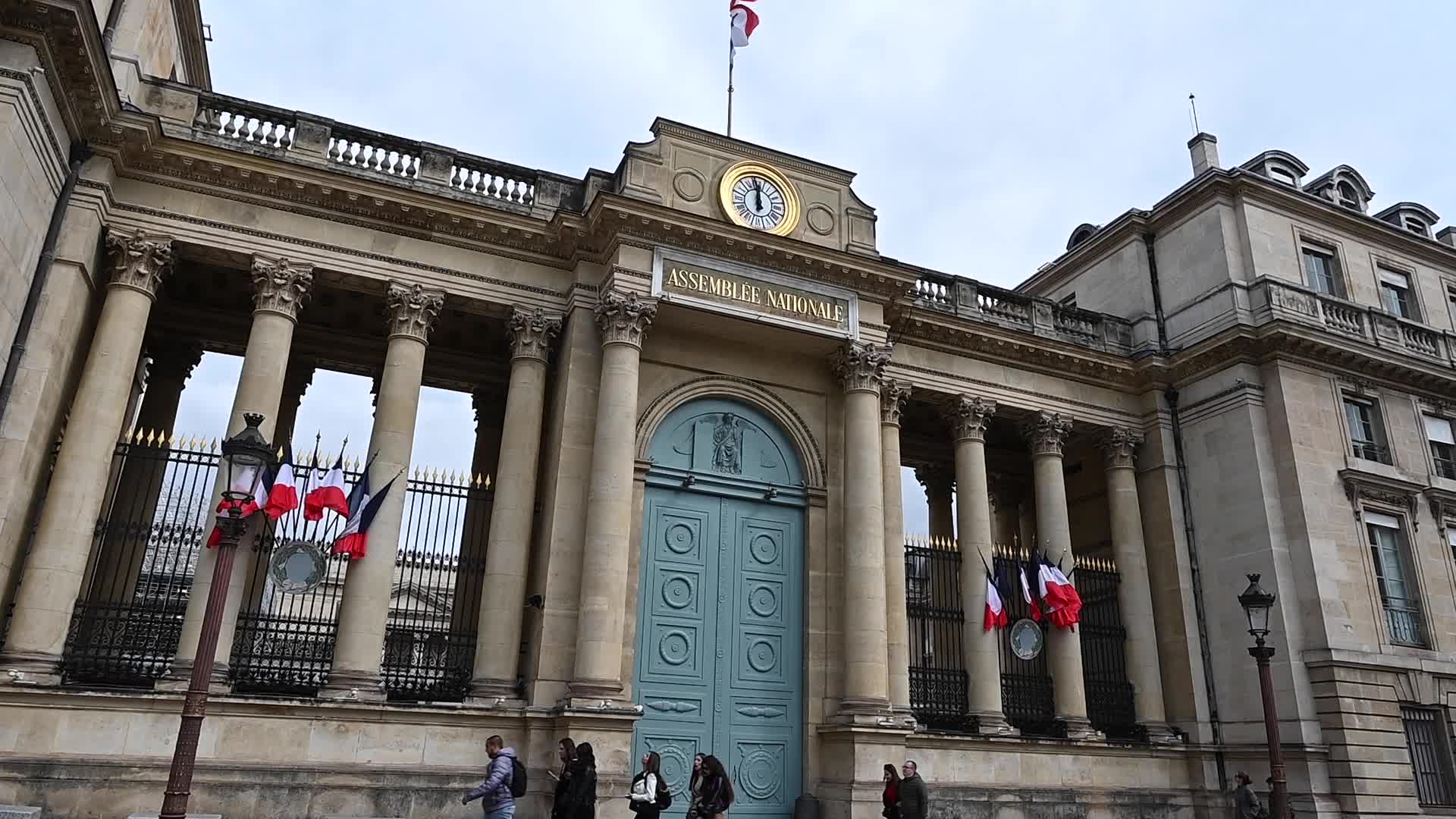 The National Assembly  in Paris 3