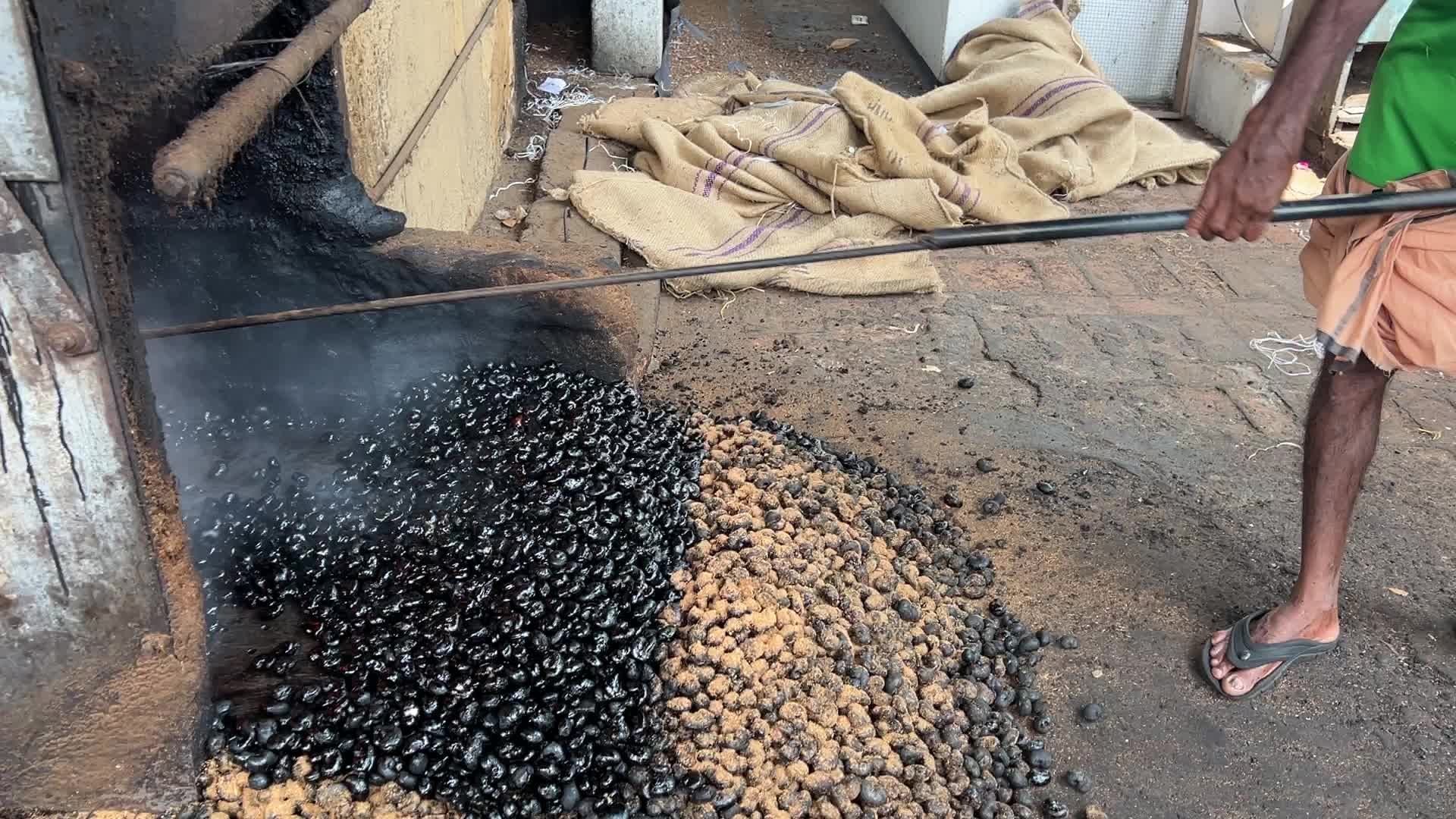 Cashew nut factory in Kerala