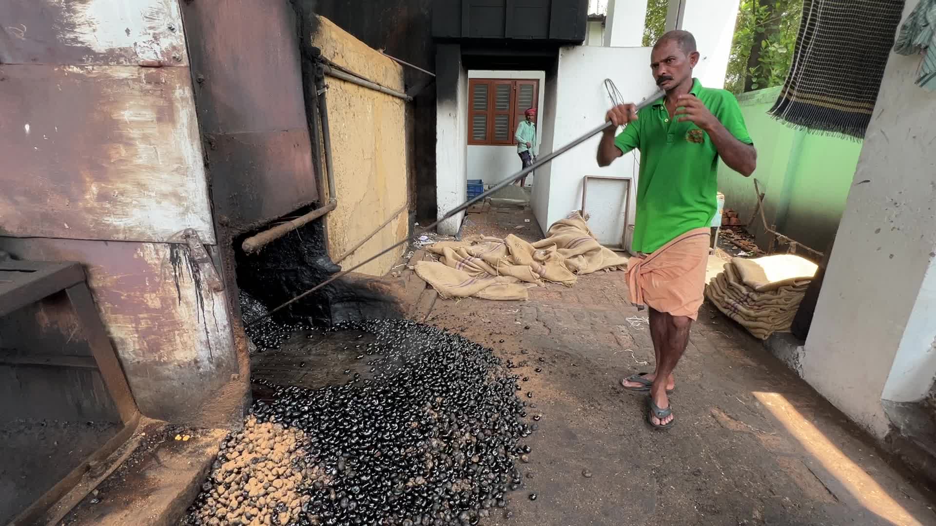 Cashew nut factory in Kerala
