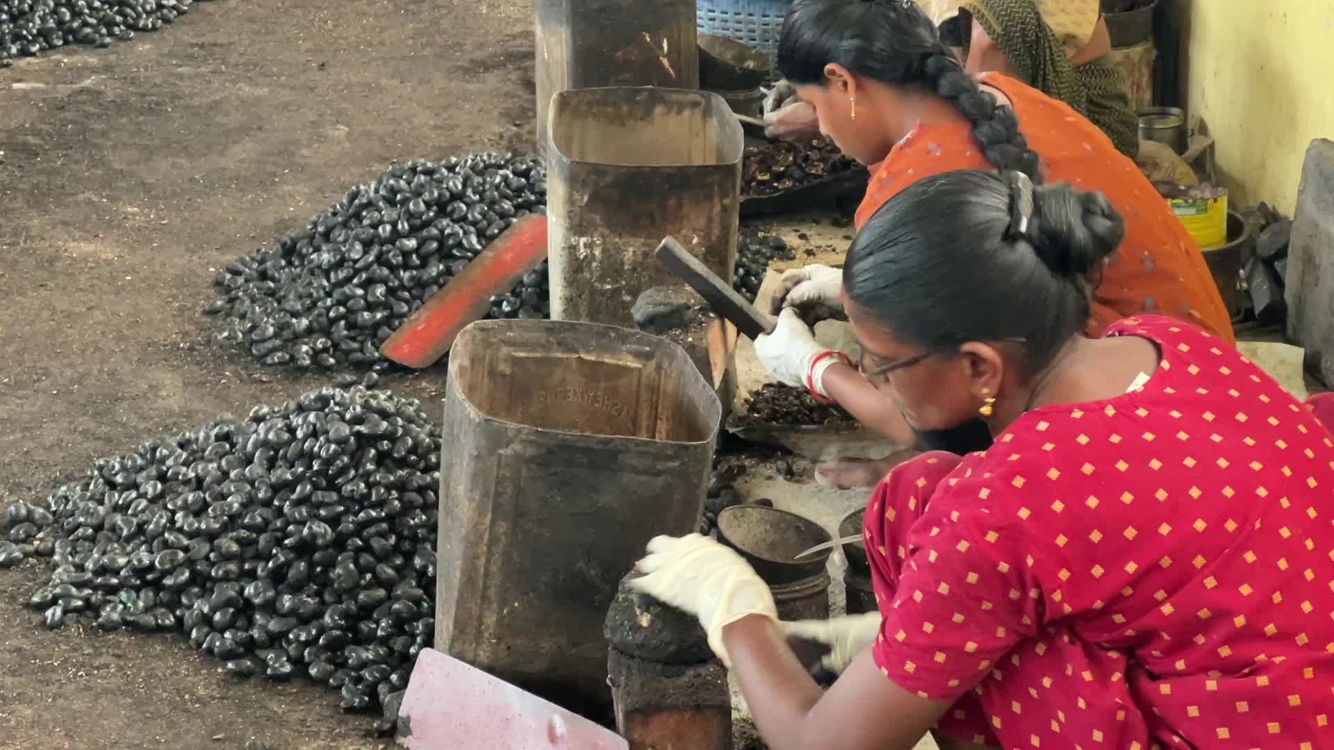 Cashew nut factory in Kerala