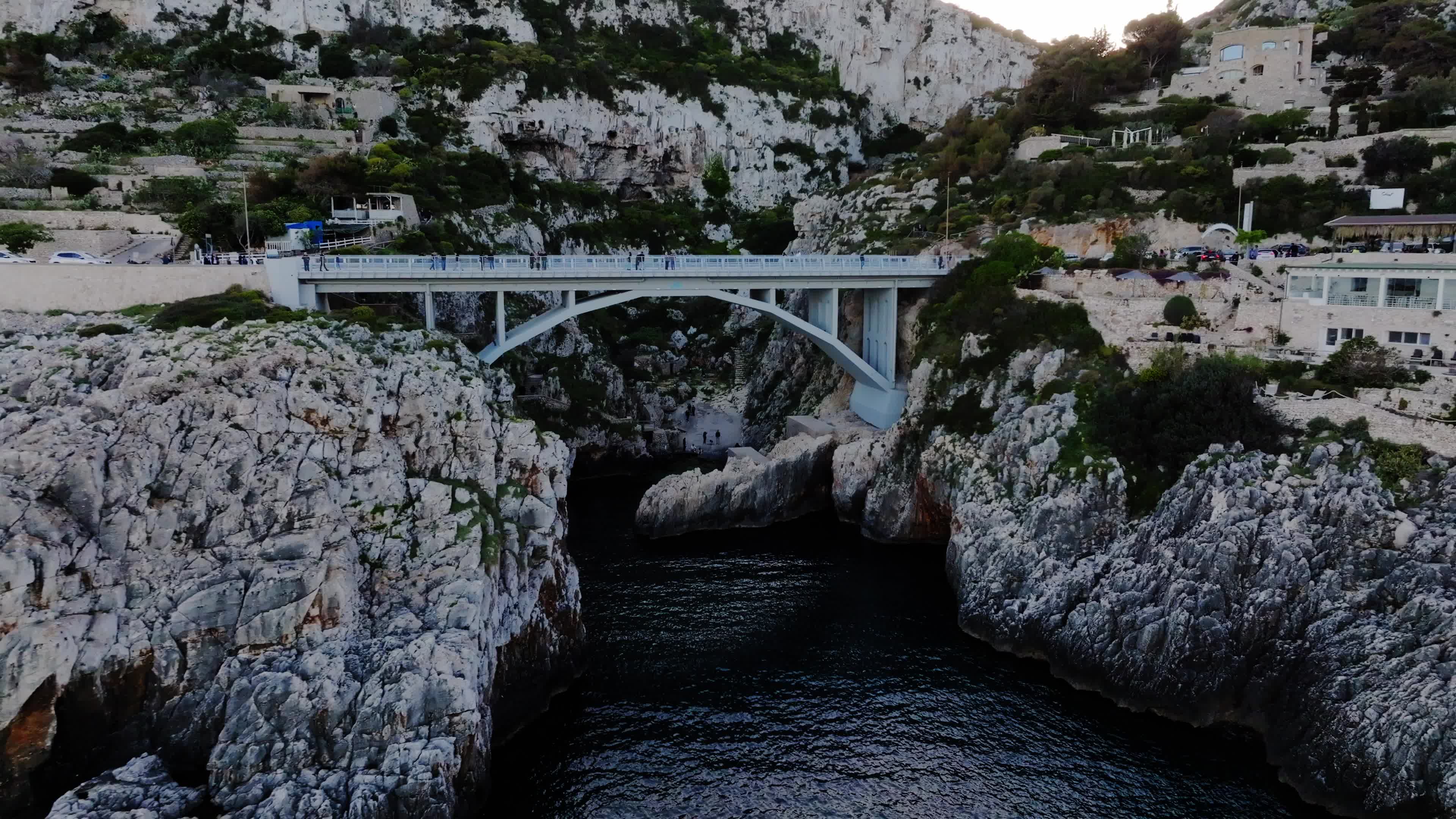 Aerial View Of Ponte Ciolo (Ciolo's Bridge)