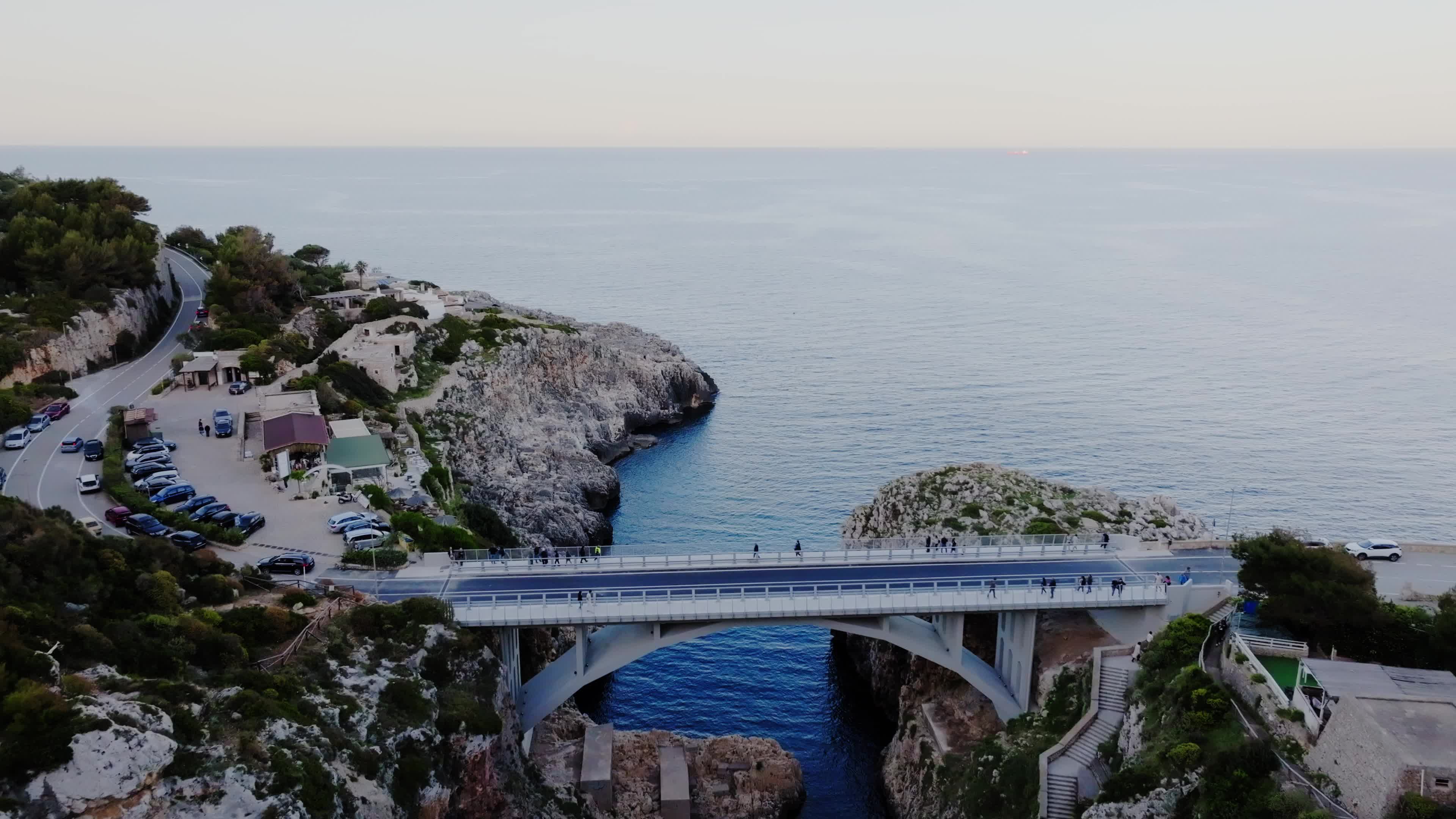 Aerial View Of Ponte Ciolo (Ciolo's Bridge)