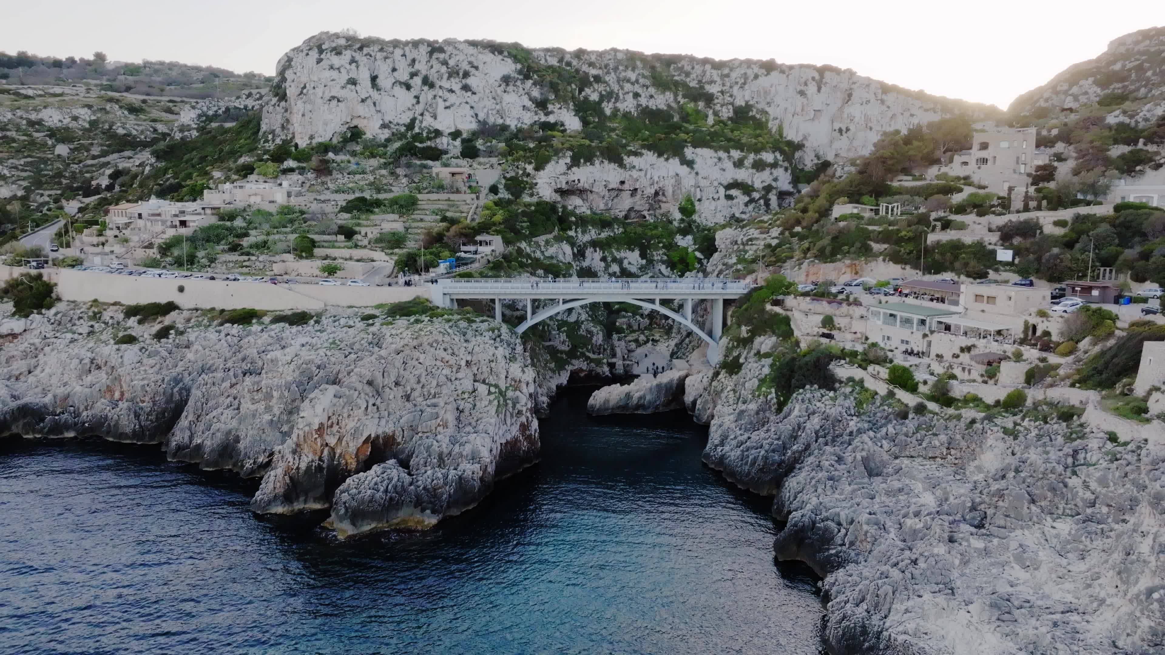 Aerial View Of Ponte Ciolo (Ciolo's Bridge)