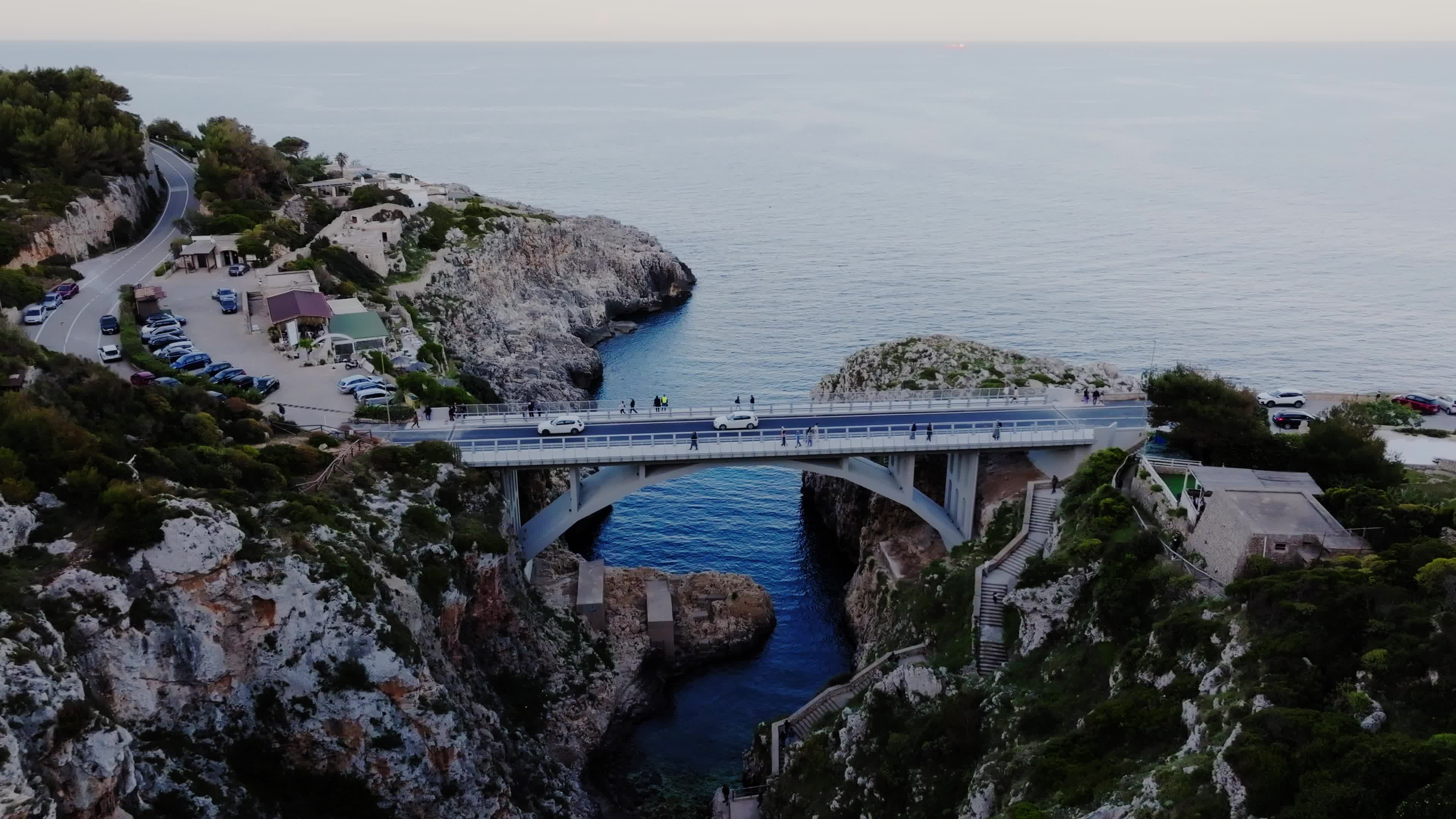 Aerial View Of Ponte Ciolo (Ciolo's Bridge)