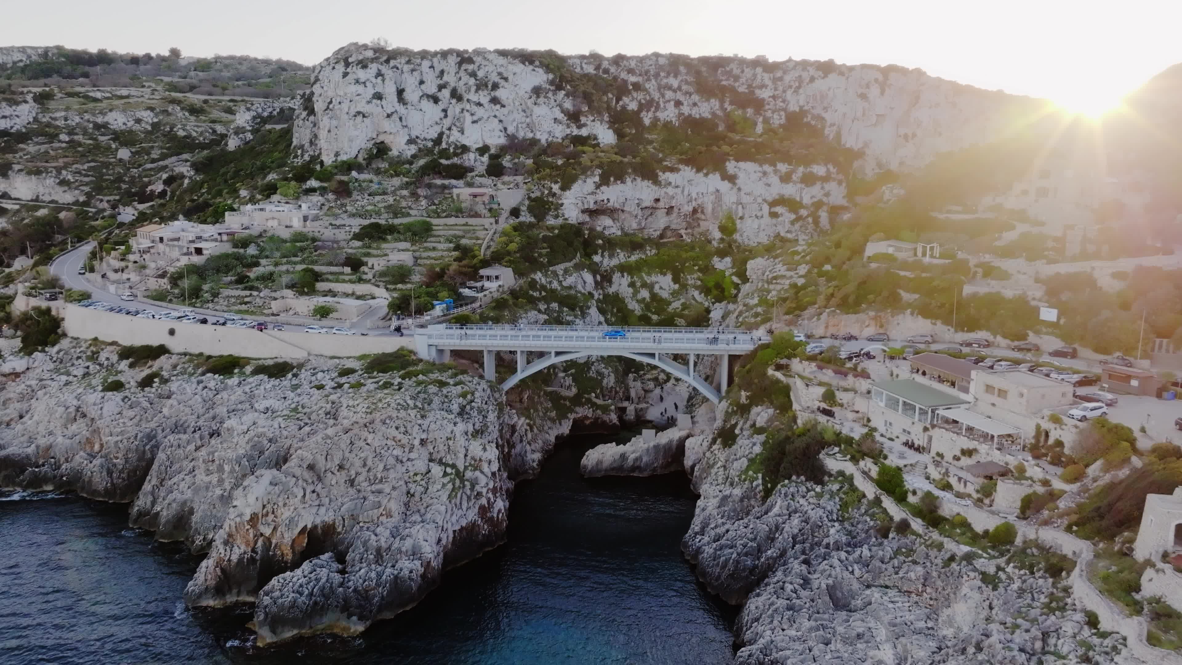 Aerial View Of Ponte Ciolo (Ciolo's Bridge)