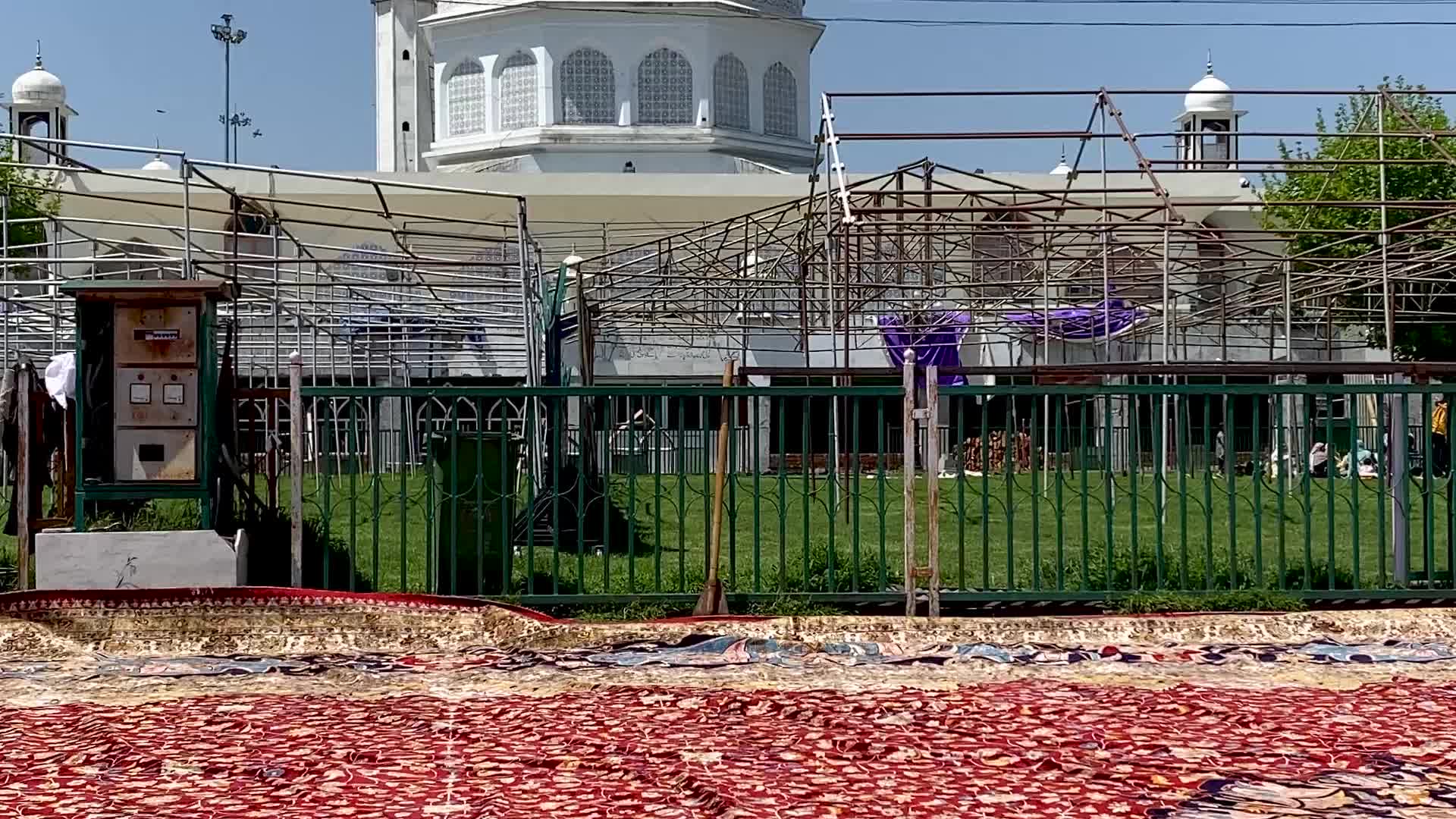 Asia's largest handmade carpet in Srinagar, India