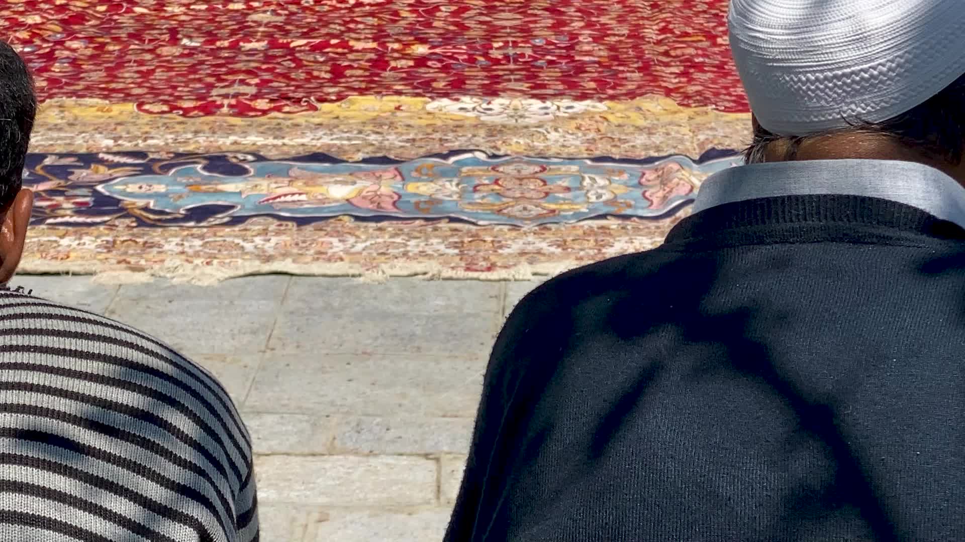 Asia's largest handmade carpet in Srinagar, India
