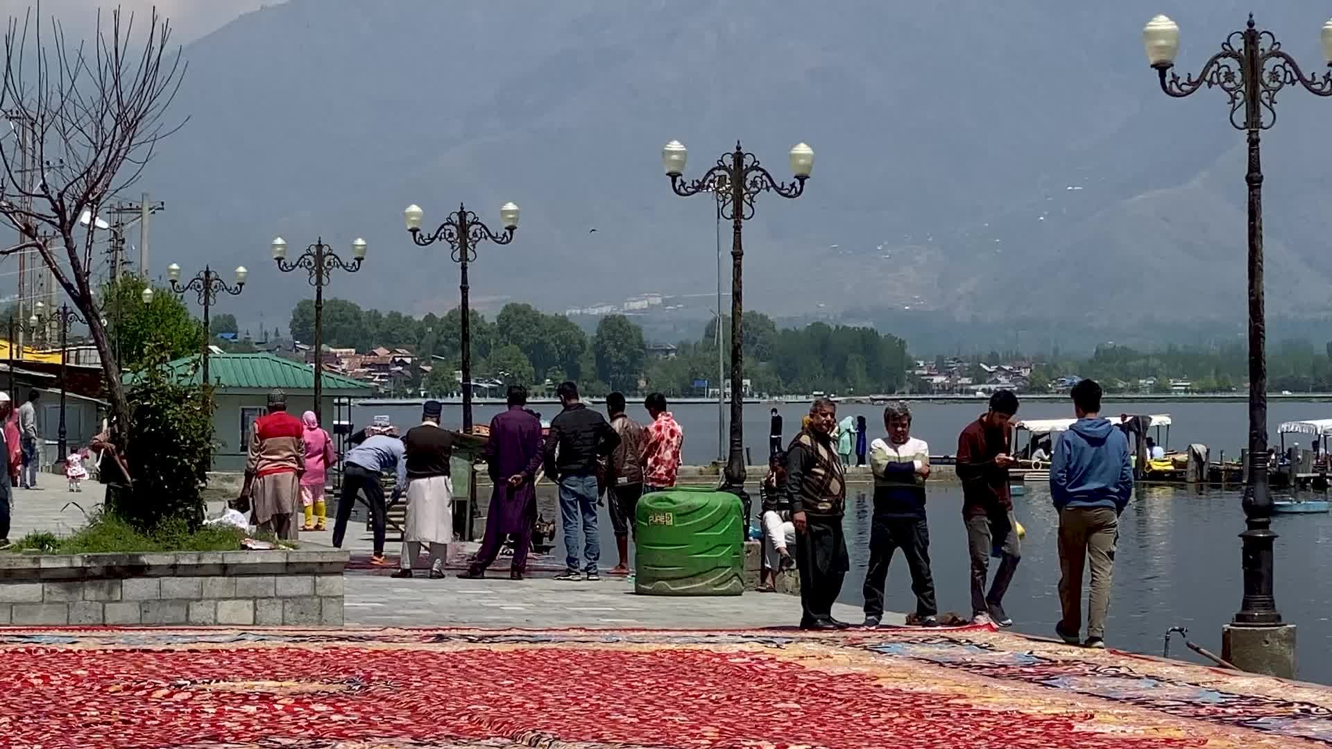 Asia's largest handmade carpet in Srinagar, India