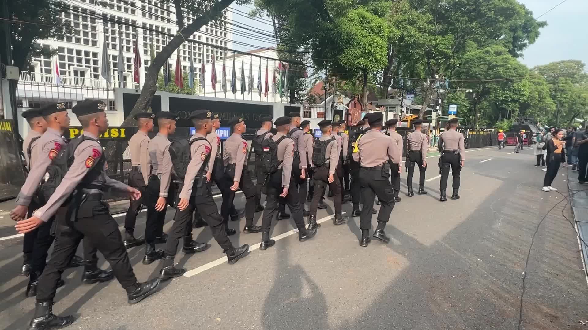 Security for New President administration signing